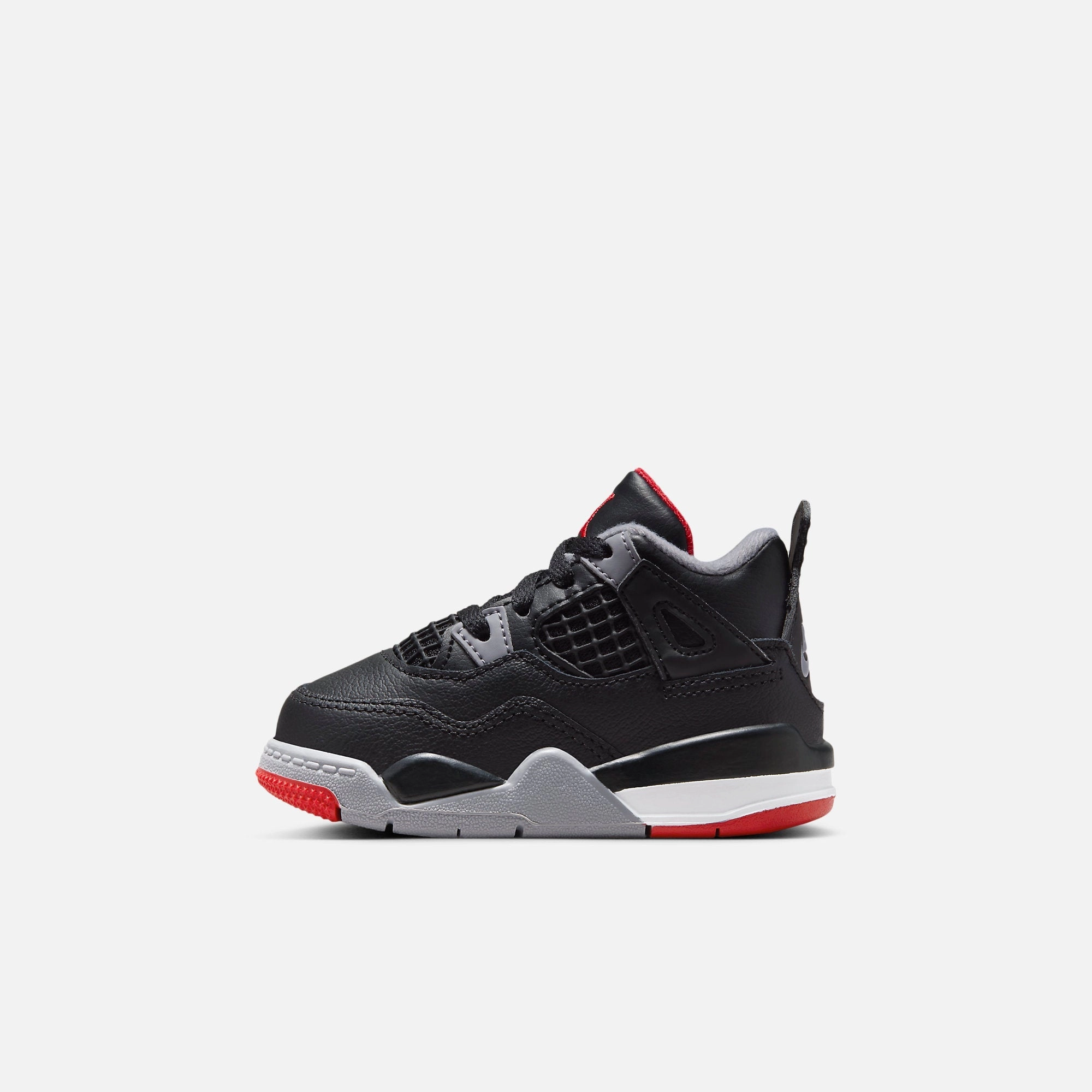 (TD) Air Jordan 4 Retro 'Reimagined Bred' (2024) BQ7670-006 Air Jordan 4 sneakers with visible air unit