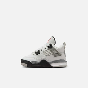 (TD) Air Jordan 4 Retro 'Reimagined White Cement' (2025) IB4387-100 Air Jordan 4 sneakers with visible air unit
