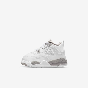 (TD) Air Jordan 4 Retro 'White Oreo' (2021) BQ7670-100 Air Jordan 4 sneakers with visible air unit