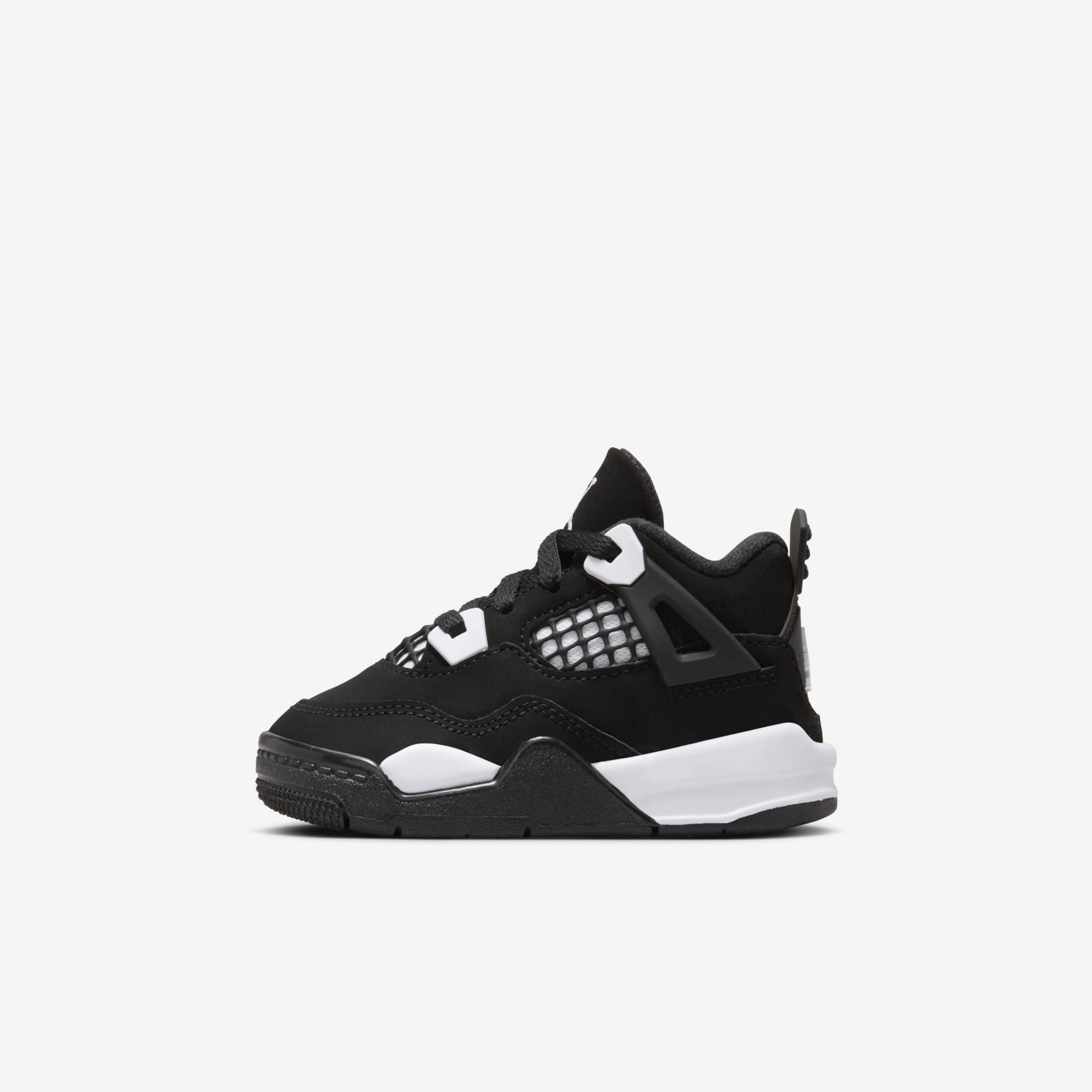 (TD) Air Jordan 4 Retro 'White Thunder' (2024) FV4538-001 Air Jordan 4 sneakers with visible air unit