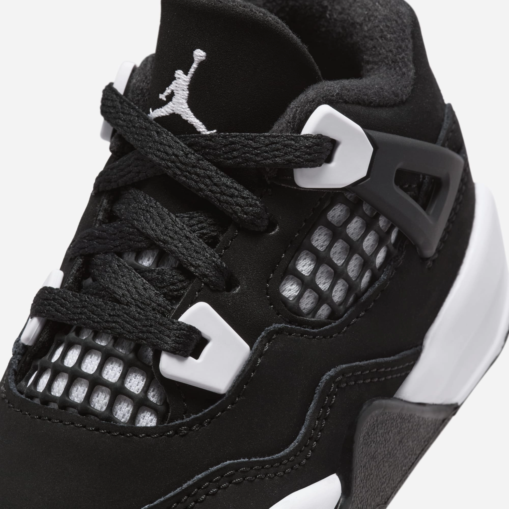 (TD) Air Jordan 4 Retro 'White Thunder' (2024) FV4538-001 Air Jordan 4 Visible Air Unit Sneakers