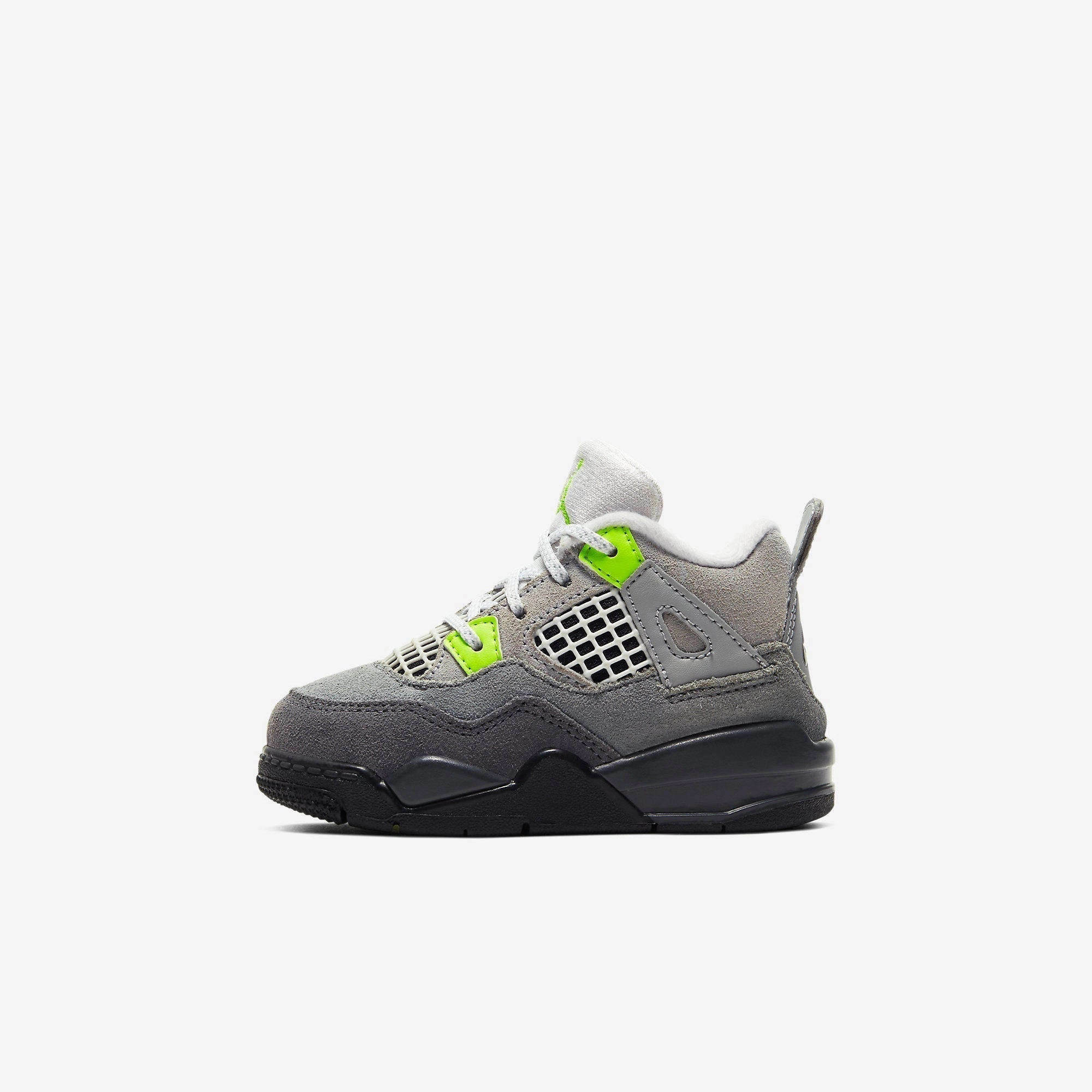 (TD) Air Jordan 4 Retro SE 'Air Max 95 Neon' (2020) CT5345-007 Air Jordan 4 sneakers with visible air unit
