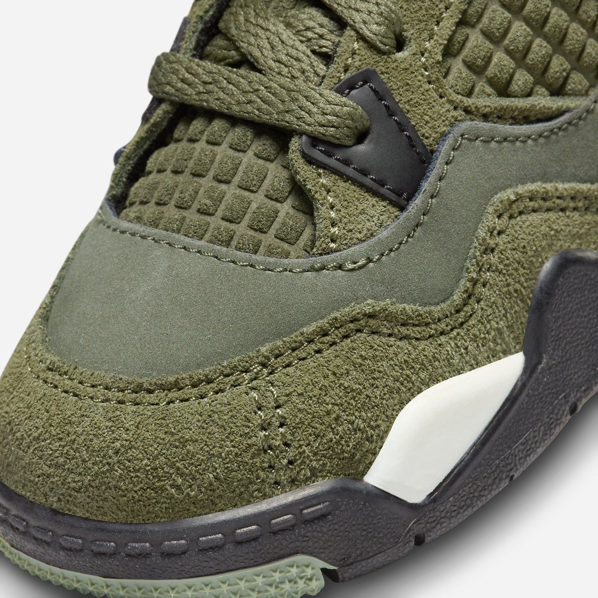 (TD) Air Jordan 4 Retro SE Craft 'Medium Olive Canvas' (2023) FB9930-200 Air Jordan 4 Visible Air Unit Sneakers