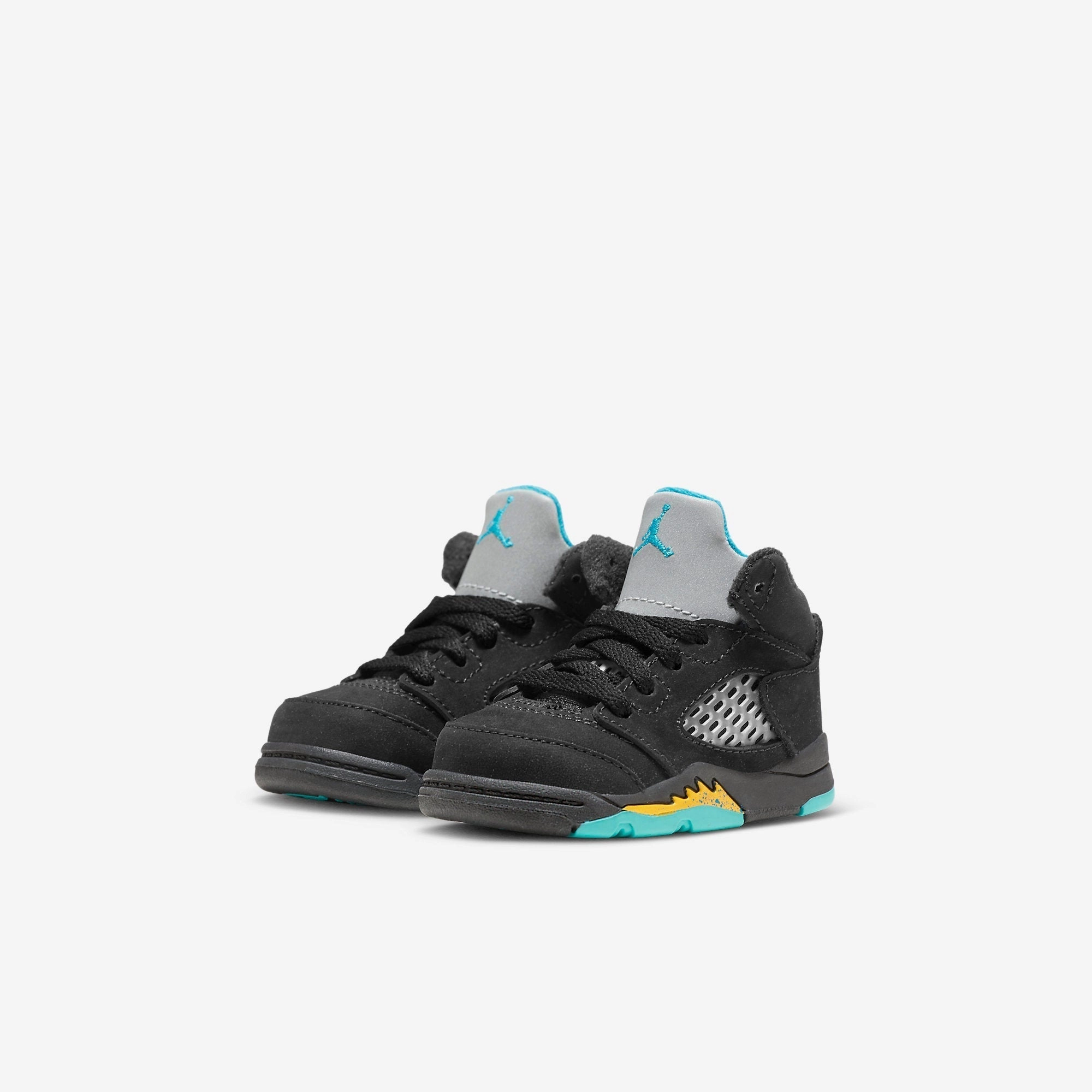 (TD) Air Jordan 5 Retro 'Aqua' (2023) 440890-047 Air Jordan 5 Mesh Panel Basketball Shoes