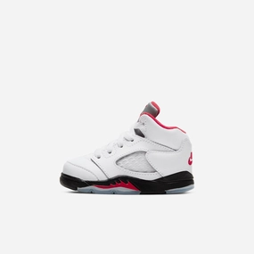 (TD) Air Jordan 5 Retro 'Fire Red' (2020) 440890-102 Air Jordan 5 shoes with mesh panel details