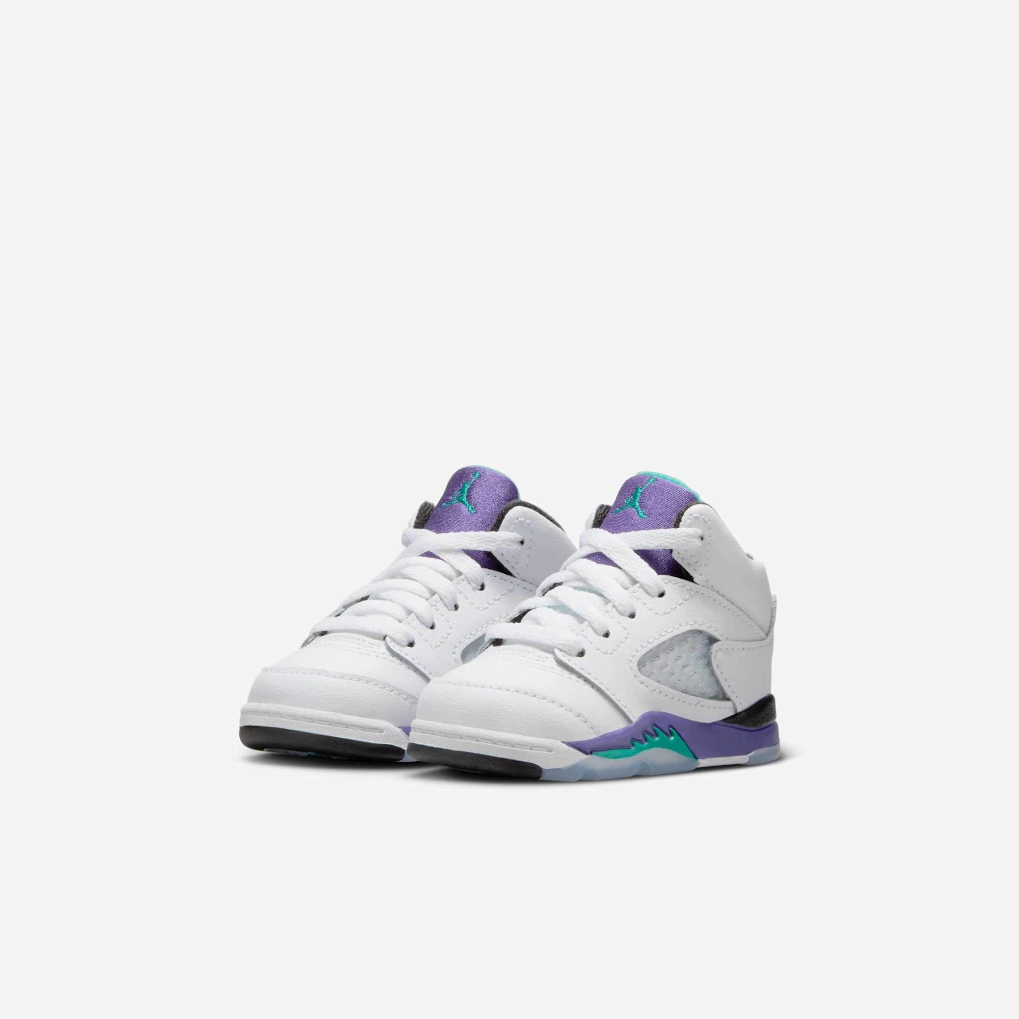 (TD) Air Jordan 5 Retro 'Grape' (2025) HQ7981-100 Air Jordan 5 Mesh Panel Basketball Shoes