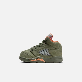 (TD) Air Jordan 5 Retro 'Olive' (2024) 440890-308 Air Jordan 5 shoes with mesh panel details