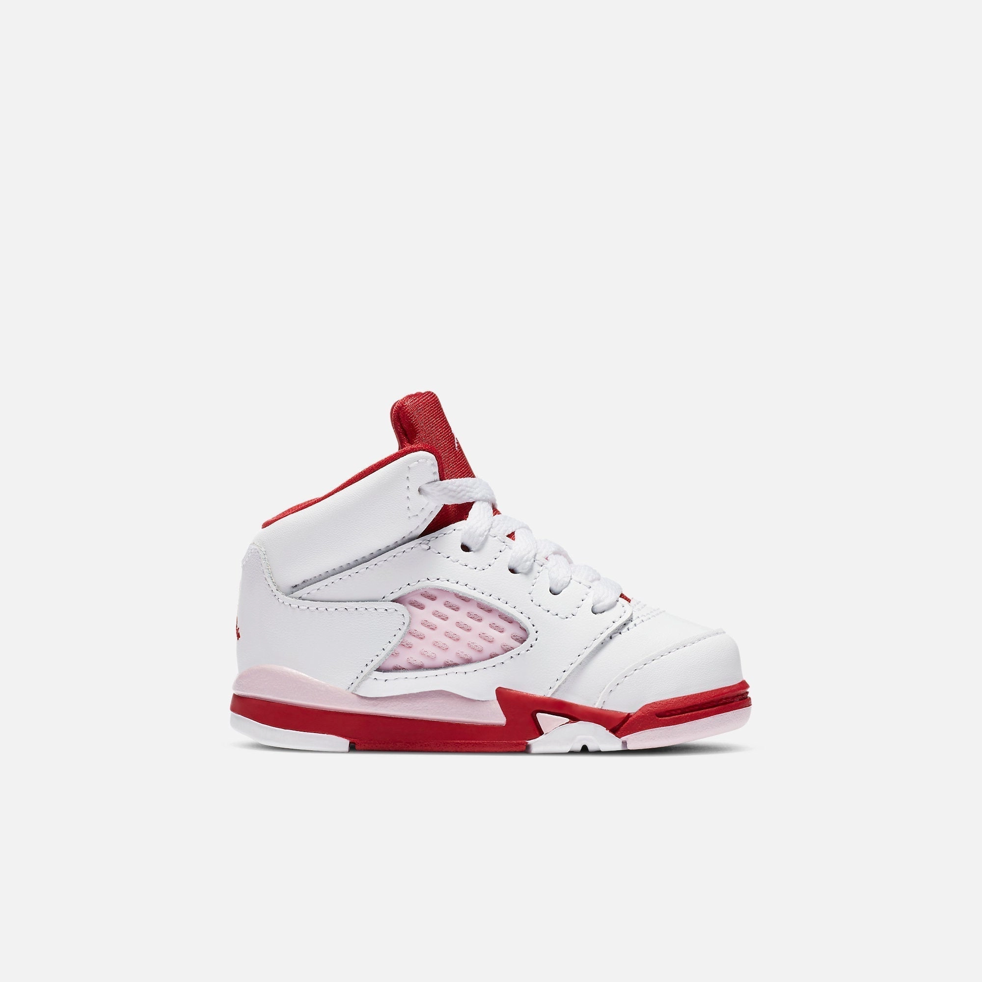 (TD) Air Jordan 5 Retro 'Pink Foam' (2020) 725172-106 Air Jordan 5 Mesh Panel Basketball Shoes
