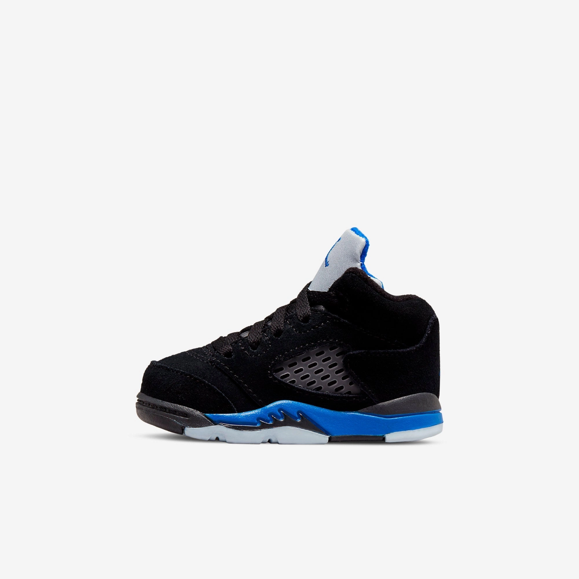 (TD) Air Jordan 5 Retro 'Racer Blue' (2022) 440890-004 Air Jordan 5 shoes with mesh panel details