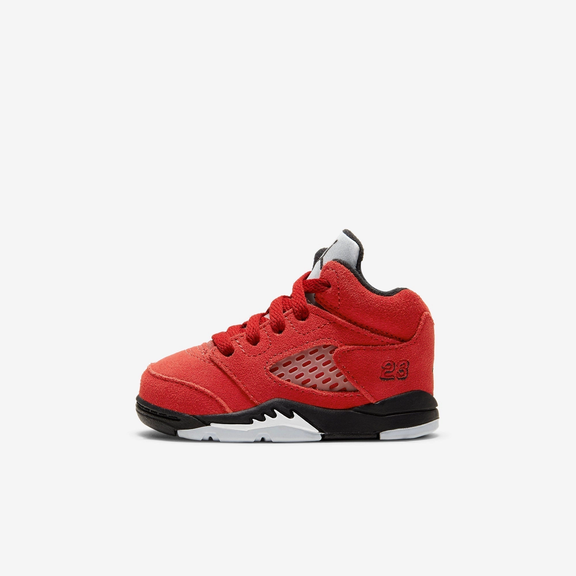 (TD) Air Jordan 5 Retro 'Raging Bull / Toro Bravo' (2021) 440890-600 Air Jordan 5 shoes with mesh panel details