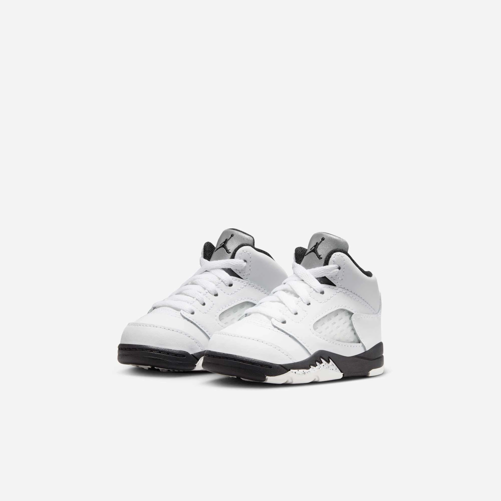 (TD) Air Jordan 5 Retro 'Reverse Metallic / Oreo 2.0' (2024) 440890-110 Air Jordan 5 Mesh Panel Basketball Shoes