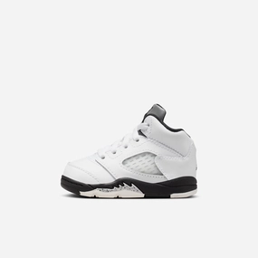 (TD) Air Jordan 5 Retro 'Reverse Metallic / Oreo 2.0' (2024) 440890-110 Air Jordan 5 shoes with mesh panel details