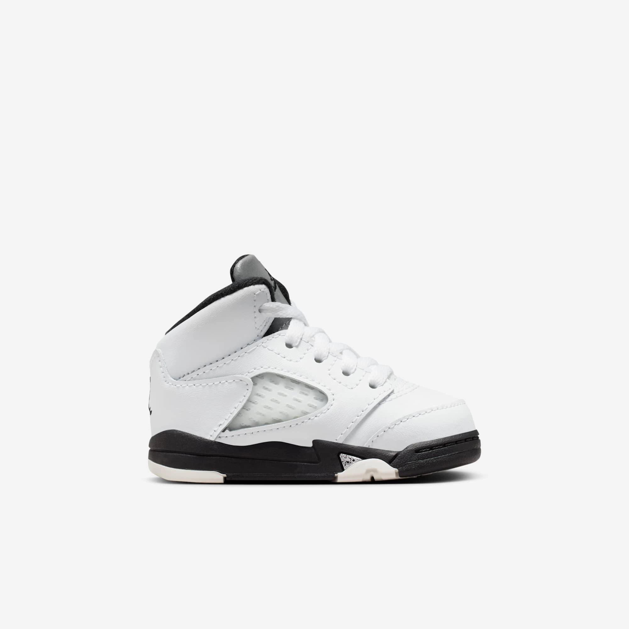 (TD) Air Jordan 5 Retro 'Reverse Metallic / Oreo 2.0' (2024) 440890-110 Air Jordan 5 Mesh Panel Basketball Shoes