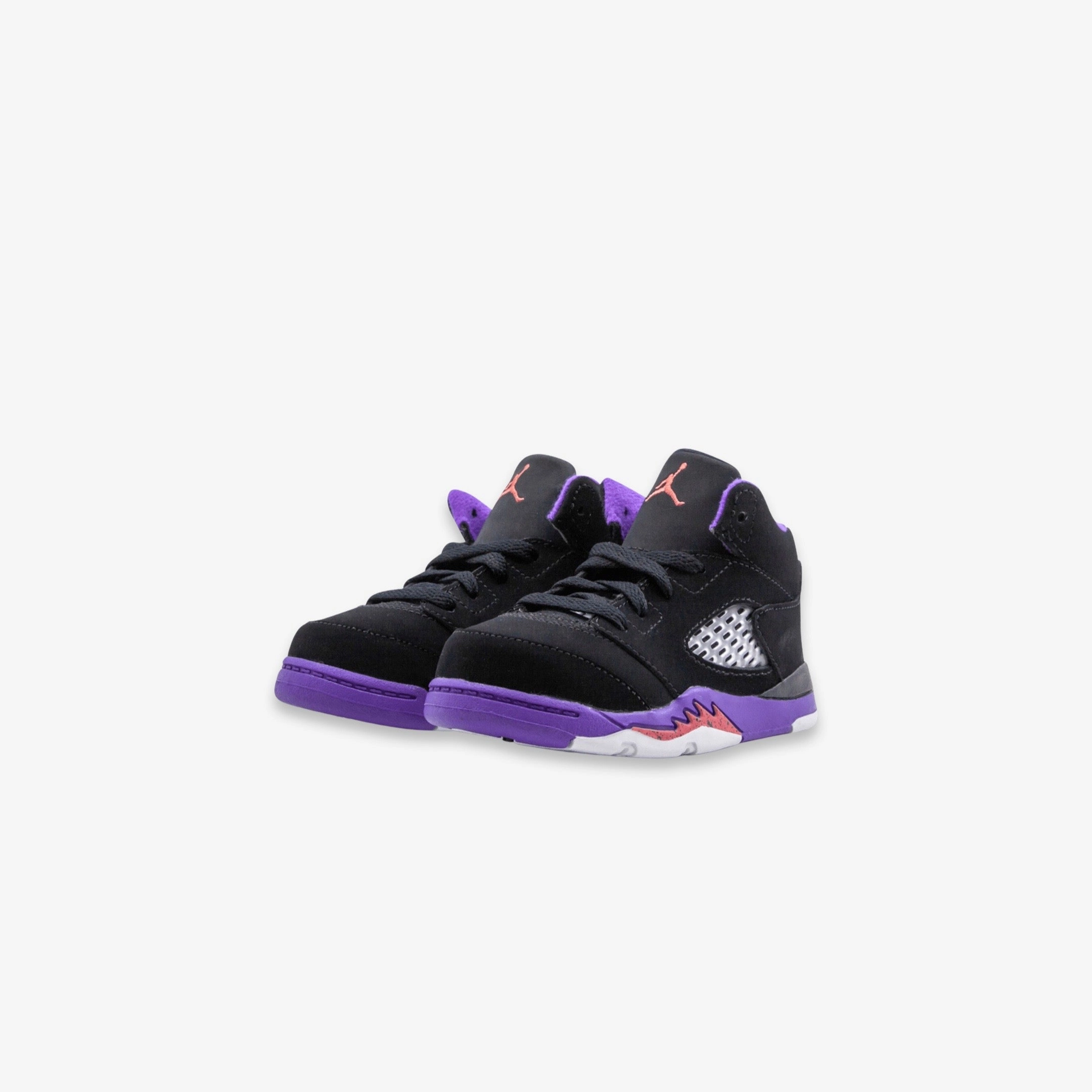 (TD) Air Jordan 5 Retro 'Toronto Raptors / Fierce Purple' (2016) 725172-017 Air Jordan 5 Mesh Panel Basketball Shoes