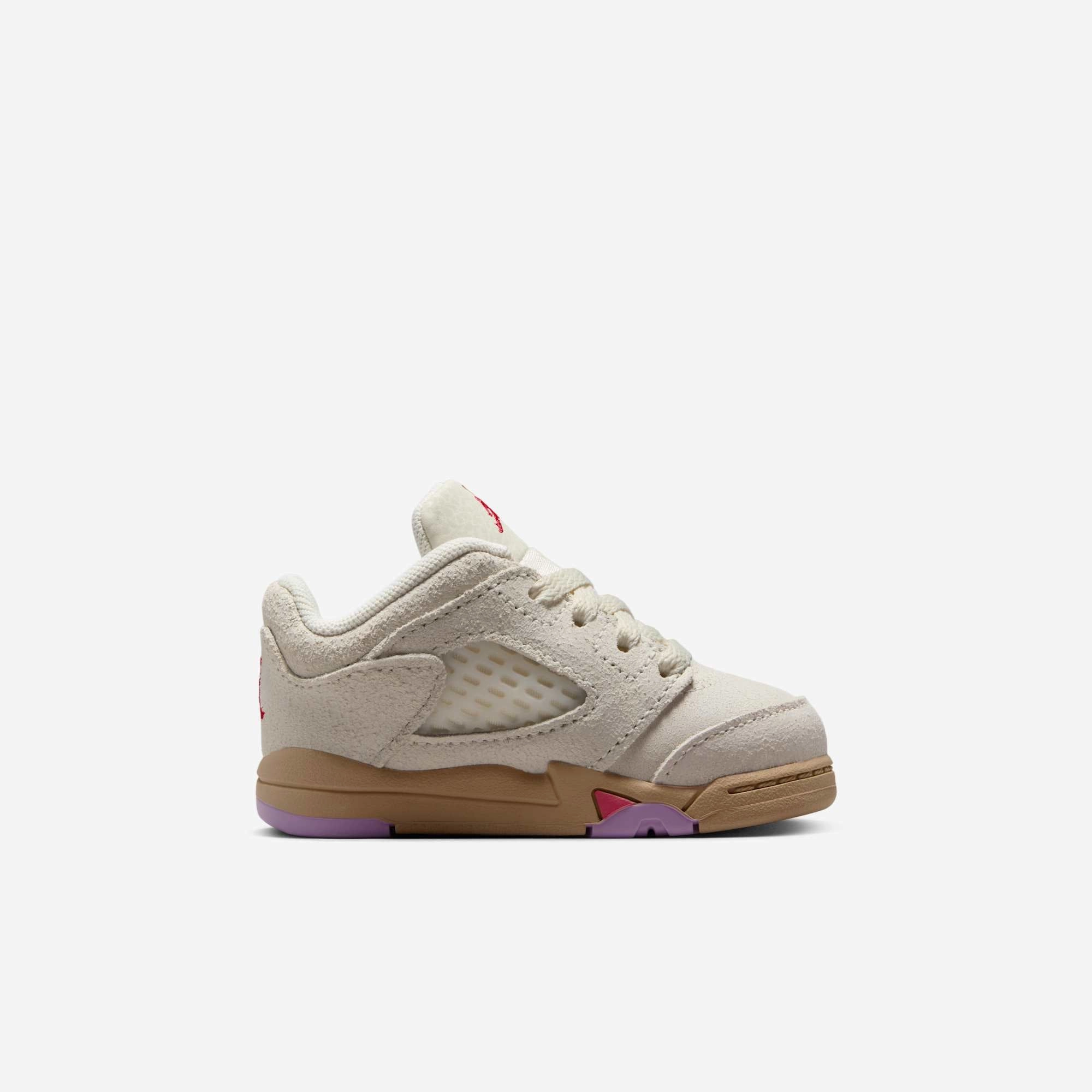 (TD) Air Jordan 5 Retro Low 'Peanut Butter & Jelly' (2025) HJ5992-106 Air Jordan 5 Mesh Panel Basketball Shoes