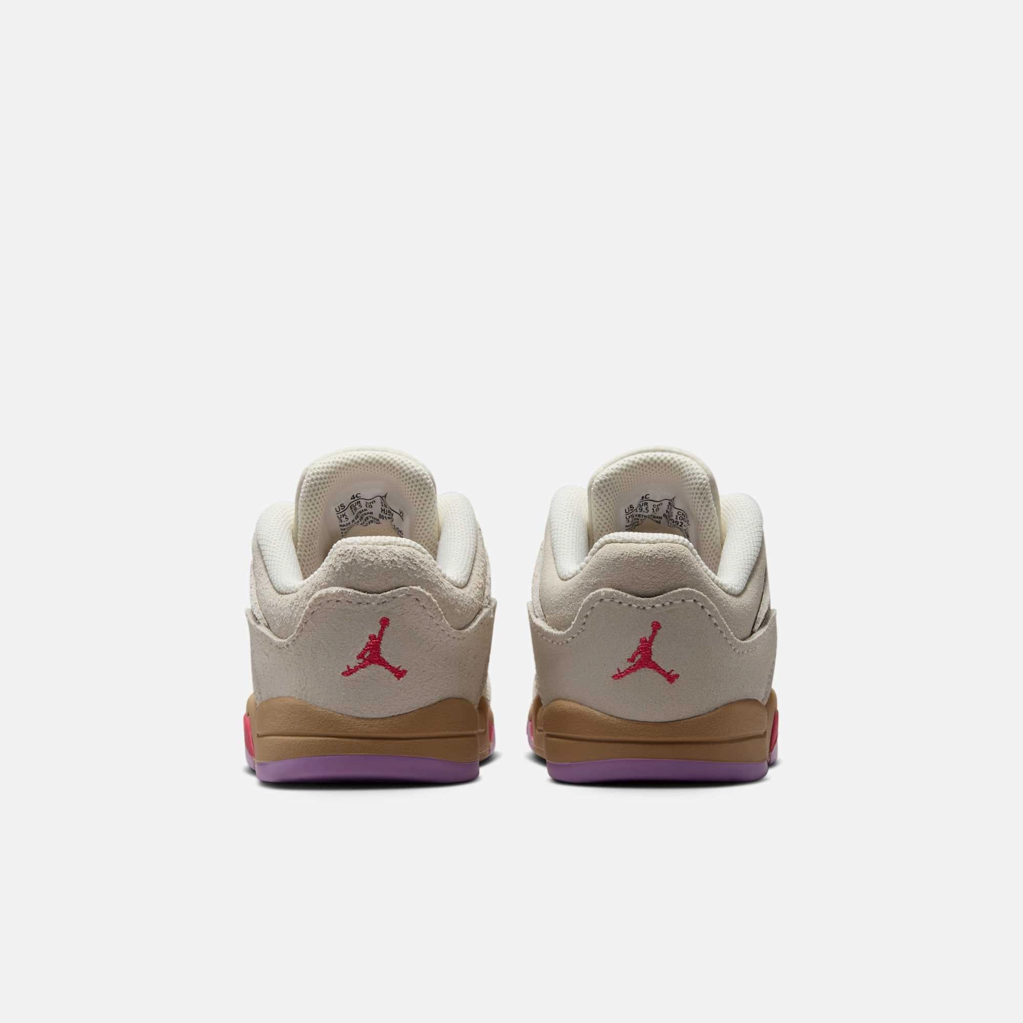 (TD) Air Jordan 5 Retro Low 'Peanut Butter & Jelly' (2025) HJ5992-106 Air Jordan 5 Mesh Panel Basketball Shoes