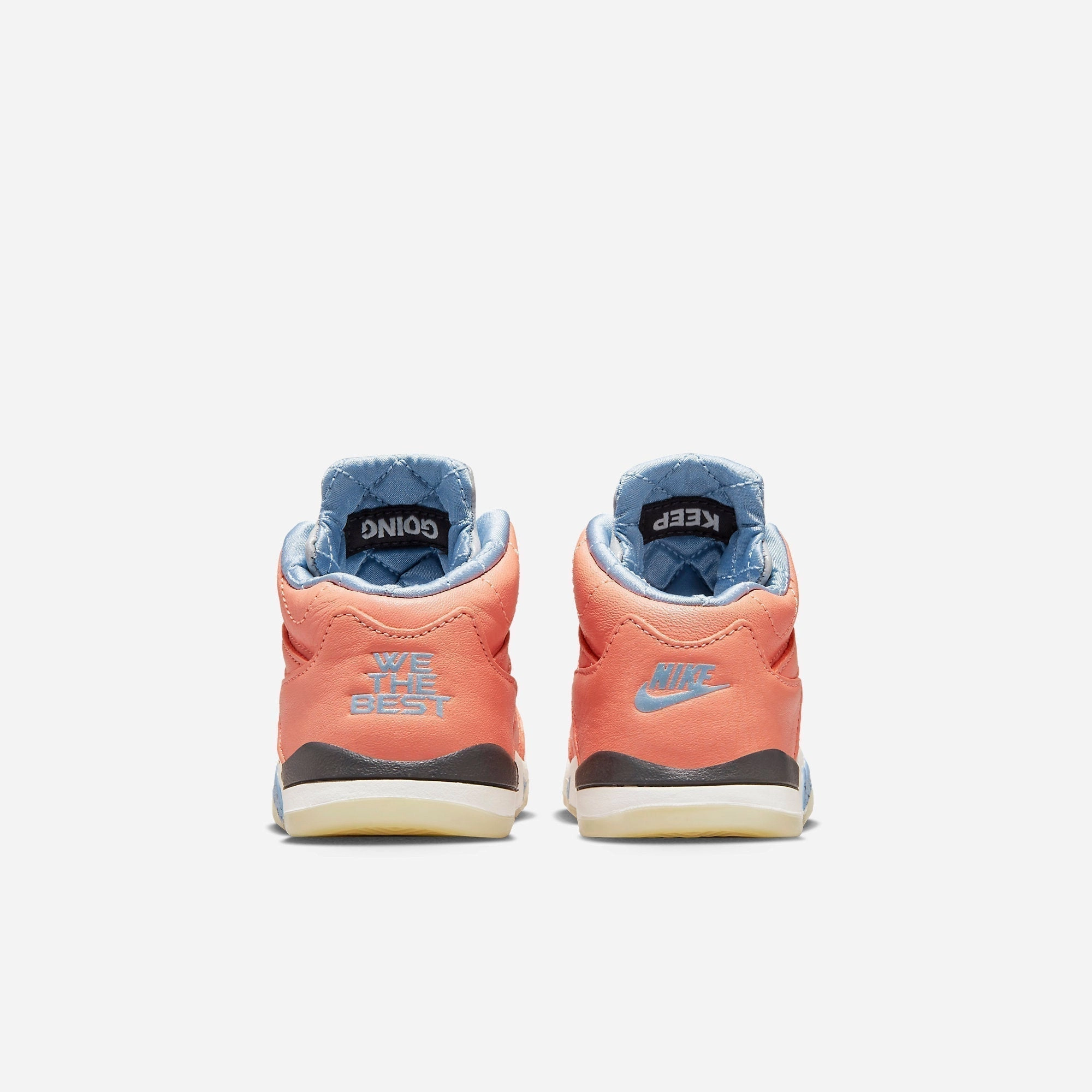 (TD) Air Jordan 5 Retro SP x DJ Khaled 'We The Best Crimson Bliss' (2022) DV4981-641 Air Jordan 5 Mesh Panel Basketball Shoes