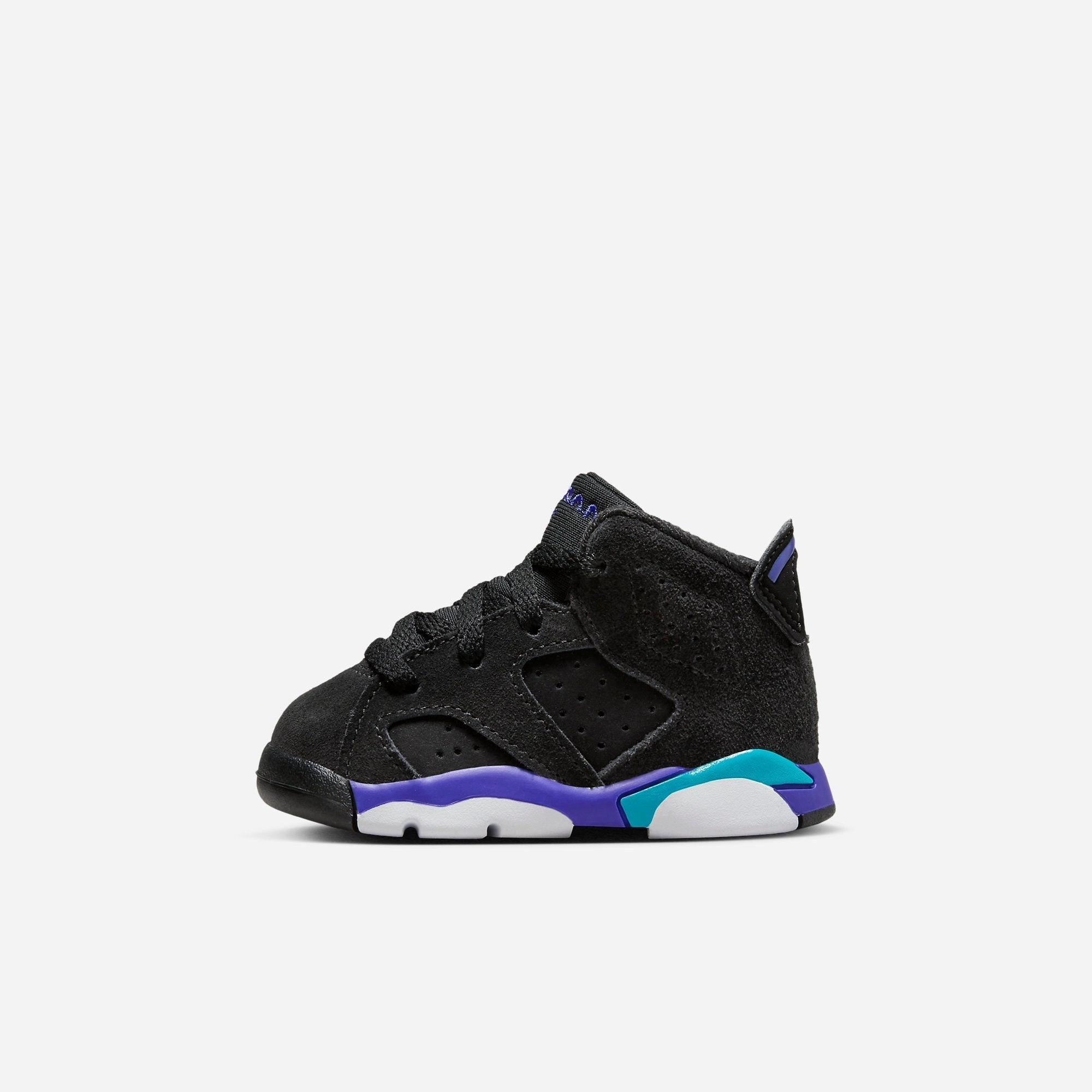 (TD) Air Jordan 6 Retro 'Black / Aqua' (2023) DV3606-004 Air Jordan 6 high-top shoes for hoop fans