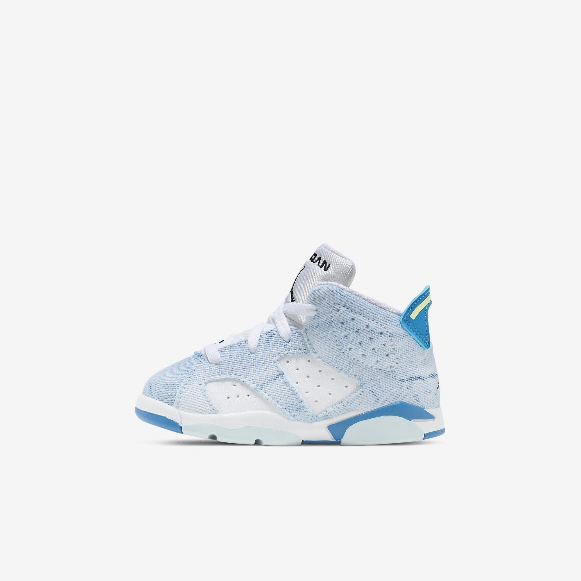 (TD) Air Jordan 6 Retro 'Denim' (2022) DX6177-100 Air Jordan 6 high-top shoes for hoop fans