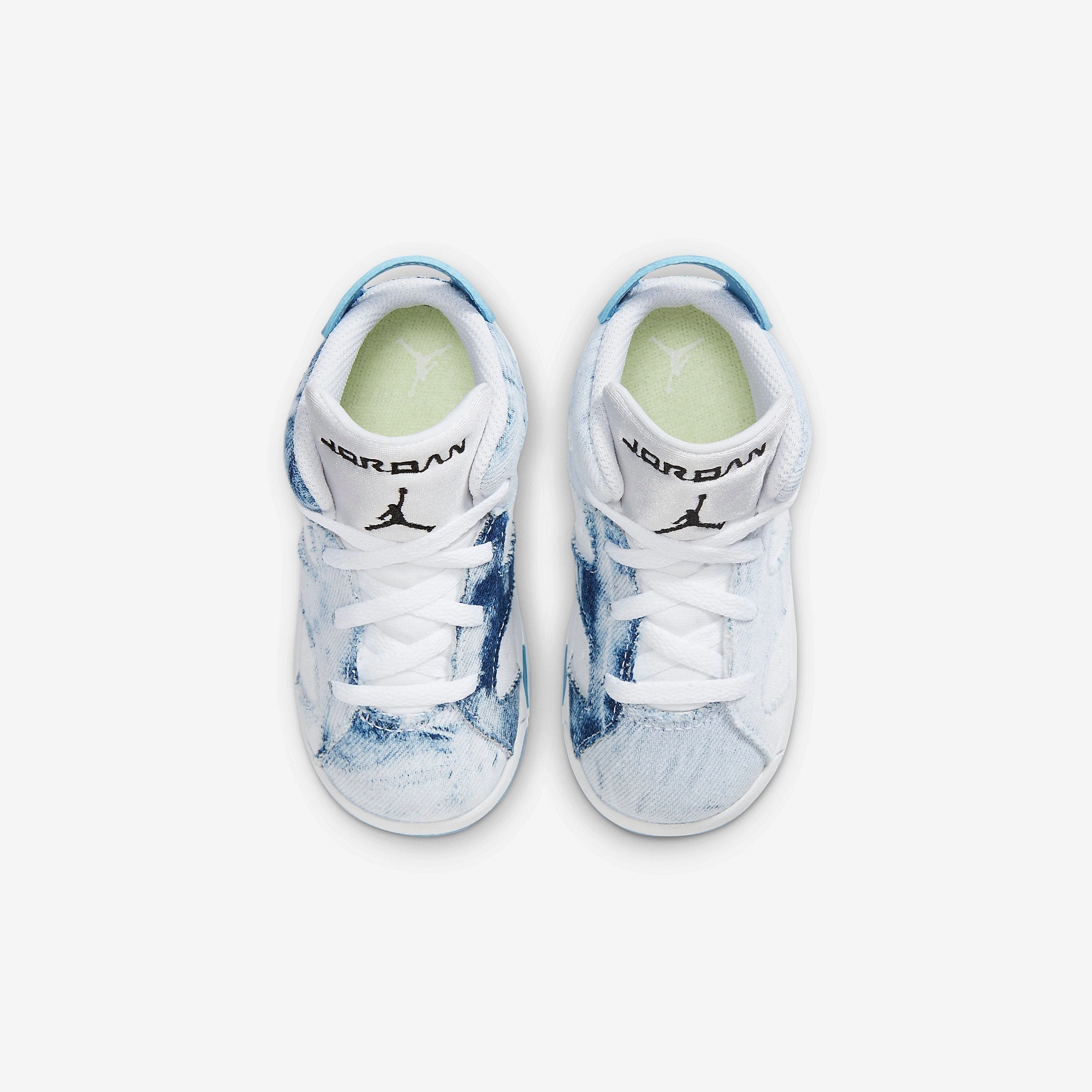 (TD) Air Jordan 6 Retro 'Denim' (2022) DX6177-100 Air Jordan 6 Classic High-Top Sneakers