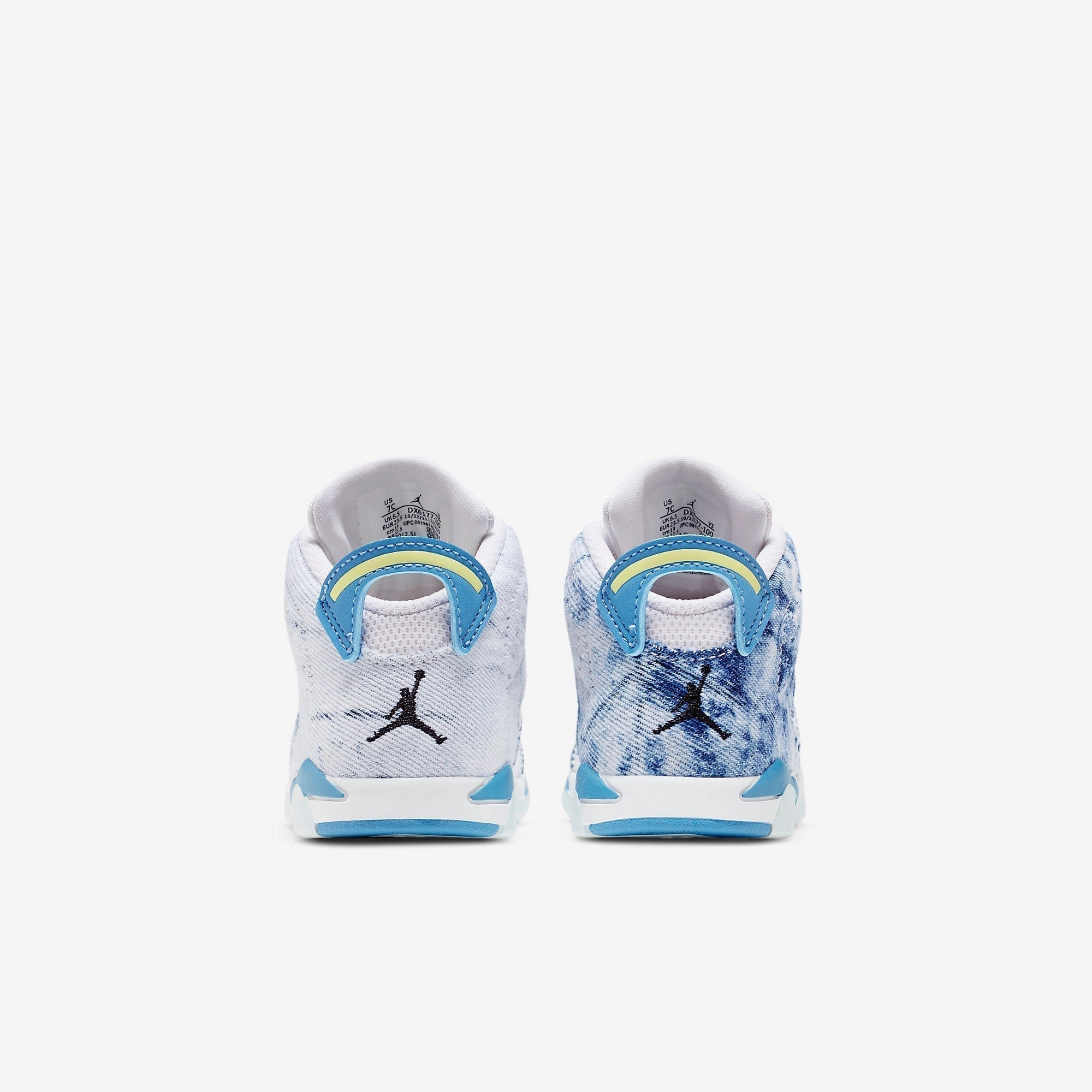 (TD) Air Jordan 6 Retro 'Denim' (2022) DX6177-100 Air Jordan 6 Classic High-Top Sneakers