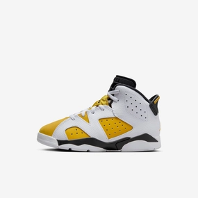 (TD) Air Jordan 6 Retro 'White / Yellow Ochre' (2024) DV3606-170 Air Jordan 6 high-top shoes for hoop fans