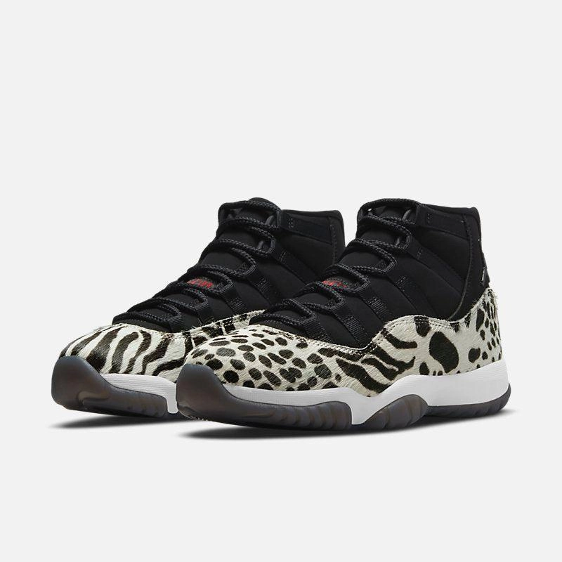 (Women's) Air Jordan 11 Retro 'Animal Instinct' (2021) AR0715-010 Air Jordan 11 Patent Basketball Shoes
