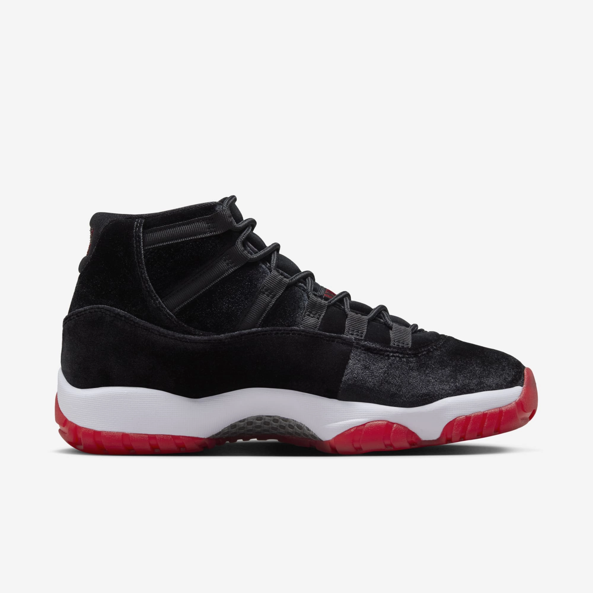 (Women's) Air Jordan 11 Retro 'Bred Velvet' (2024) DB5457-061 Air Jordan 11 Patent Basketball Shoes