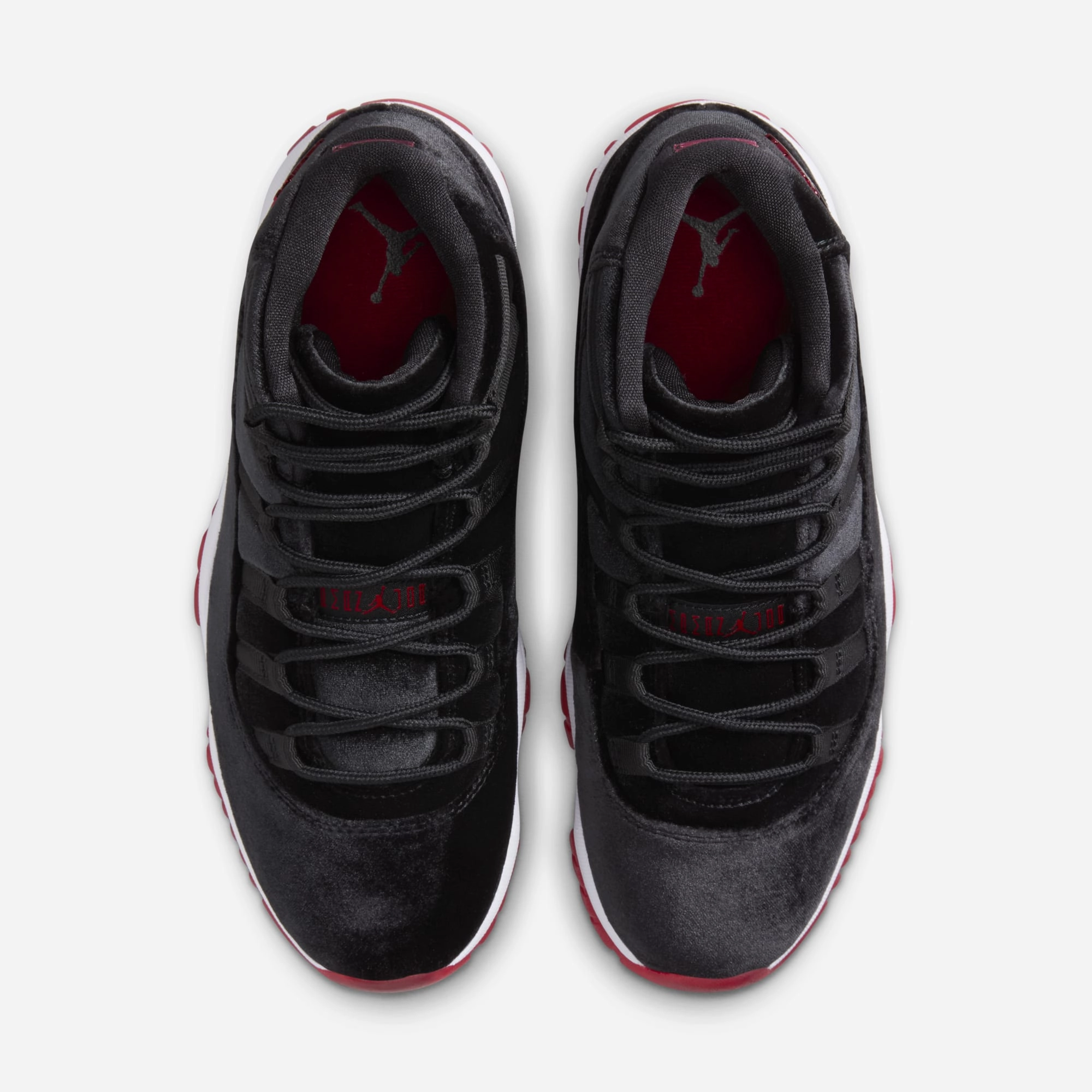 (Women's) Air Jordan 11 Retro 'Bred Velvet' (2024) DB5457-061 Air Jordan 11 Patent Basketball Shoes