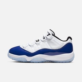 (Women's) Air Jordan 11 Retro Low 'Concord Sketch' (2020) AH7860-100 Air Jordan 11 basketball shoes with patent look