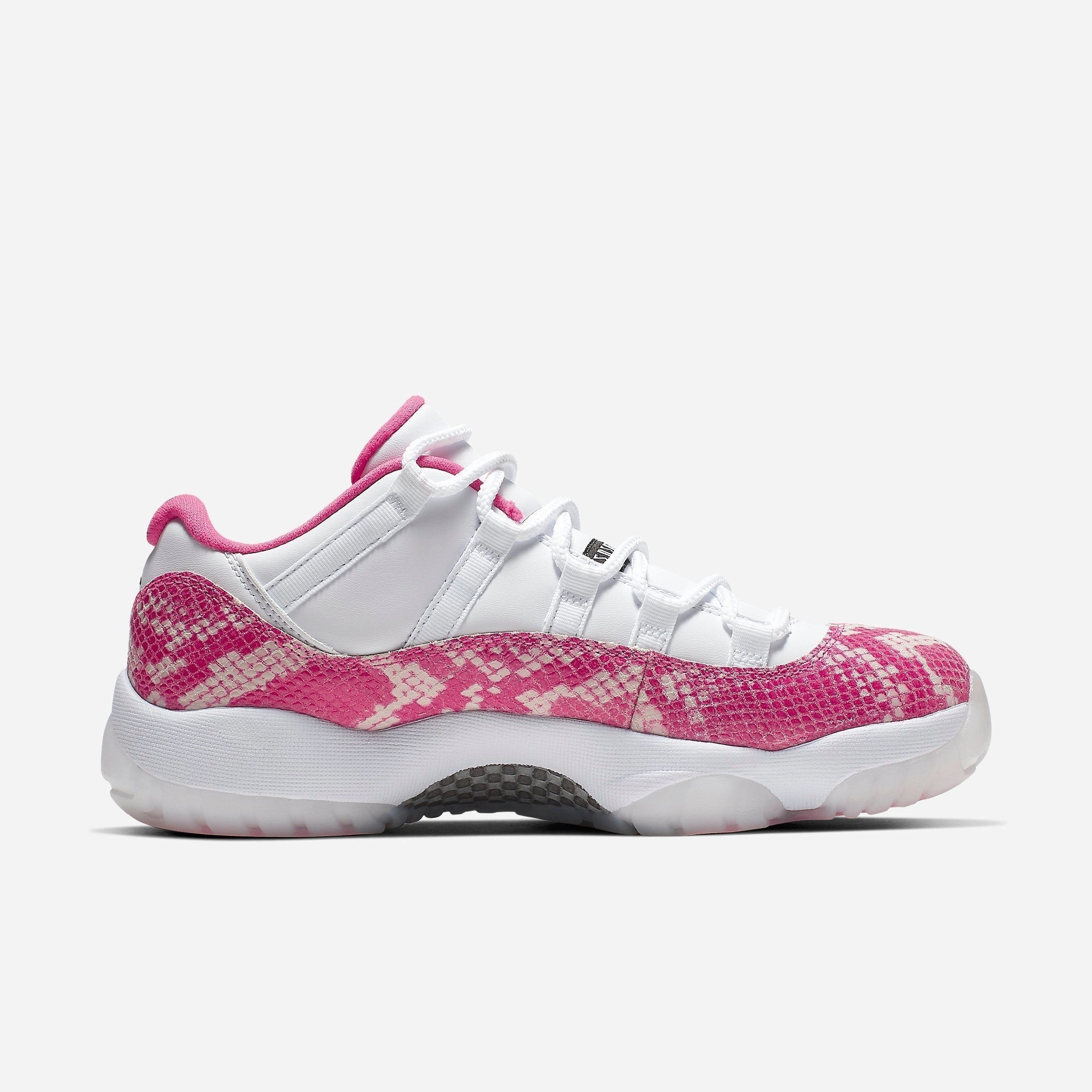 (Women's) Air Jordan 11 Retro Low 'Pink Snakeskin' (2019) AH7860-106 Air Jordan 11 Patent Basketball Shoes