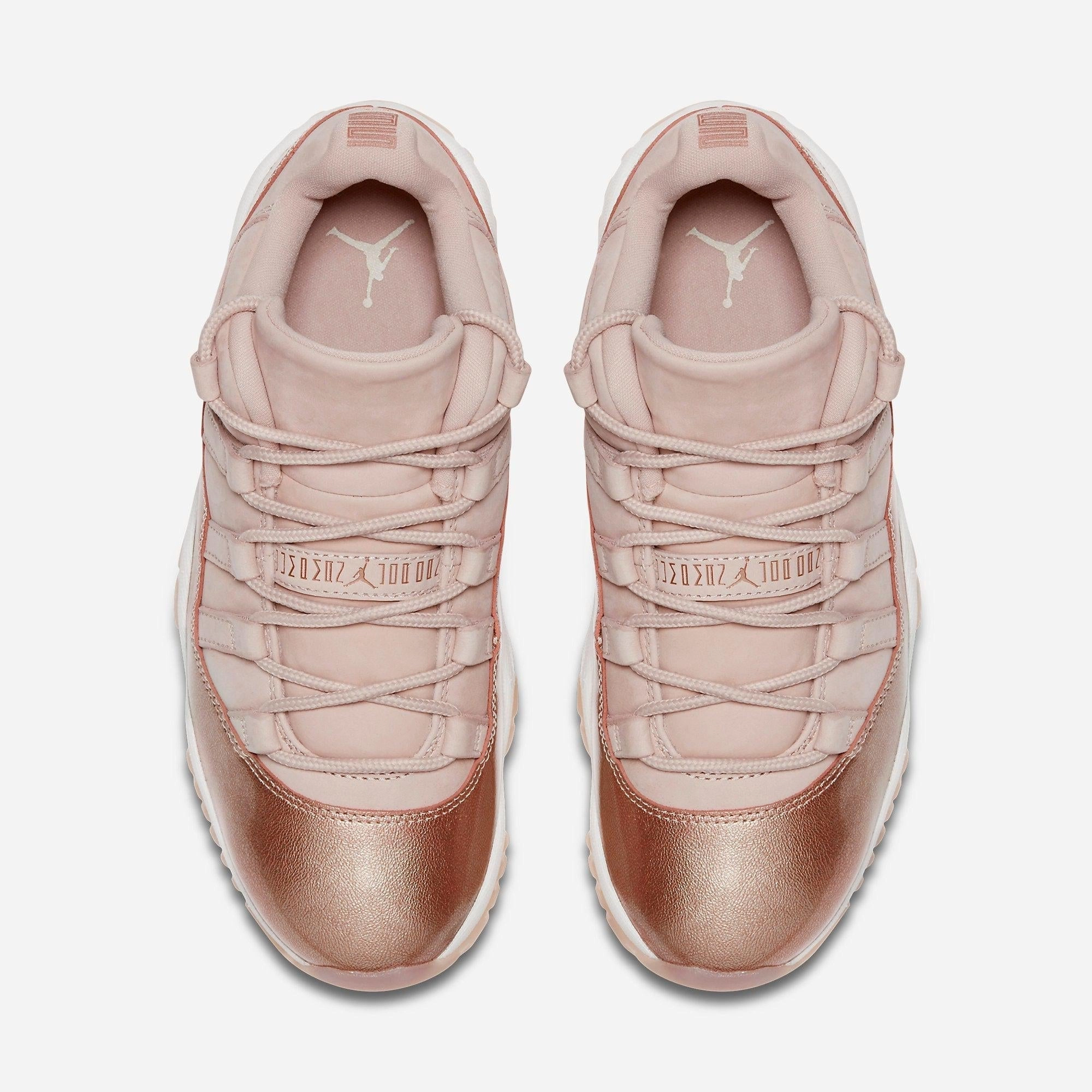 (Women's) Air Jordan 11 Retro Low 'Rose Gold' (2018) AH7860-105 Air Jordan 11 Patent Basketball Shoes