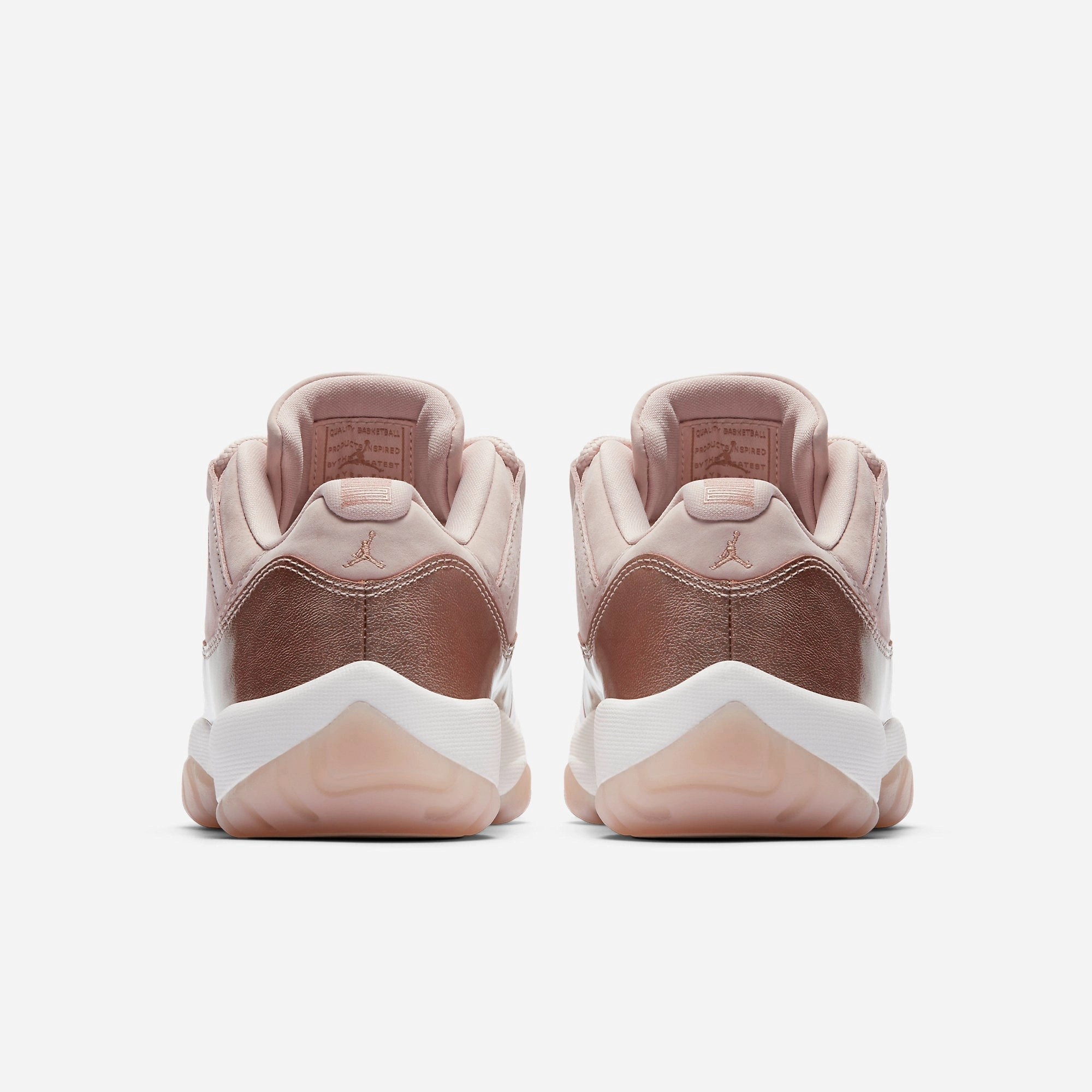 (Women's) Air Jordan 11 Retro Low 'Rose Gold' (2018) AH7860-105 Air Jordan 11 Patent Basketball Shoes