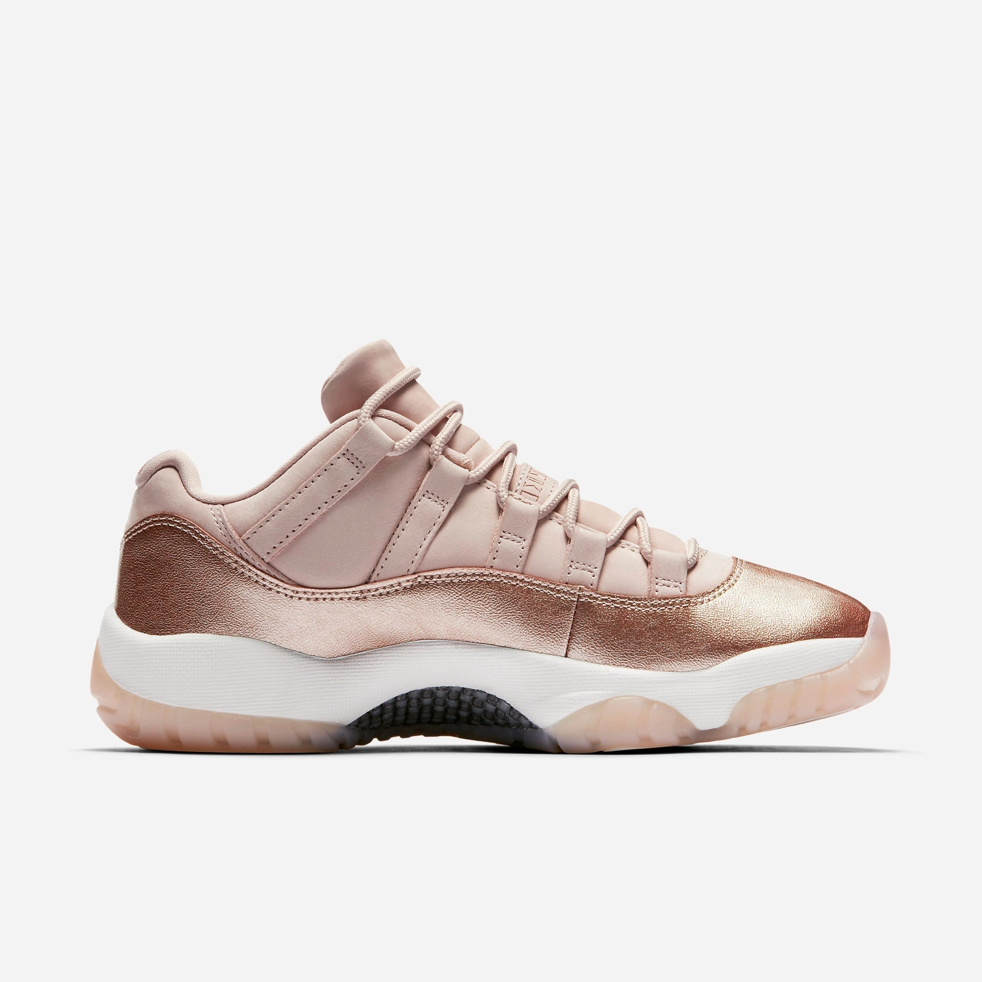 (Women's) Air Jordan 11 Retro Low 'Rose Gold' (2018) AH7860-105 Air Jordan 11 Patent Basketball Shoes