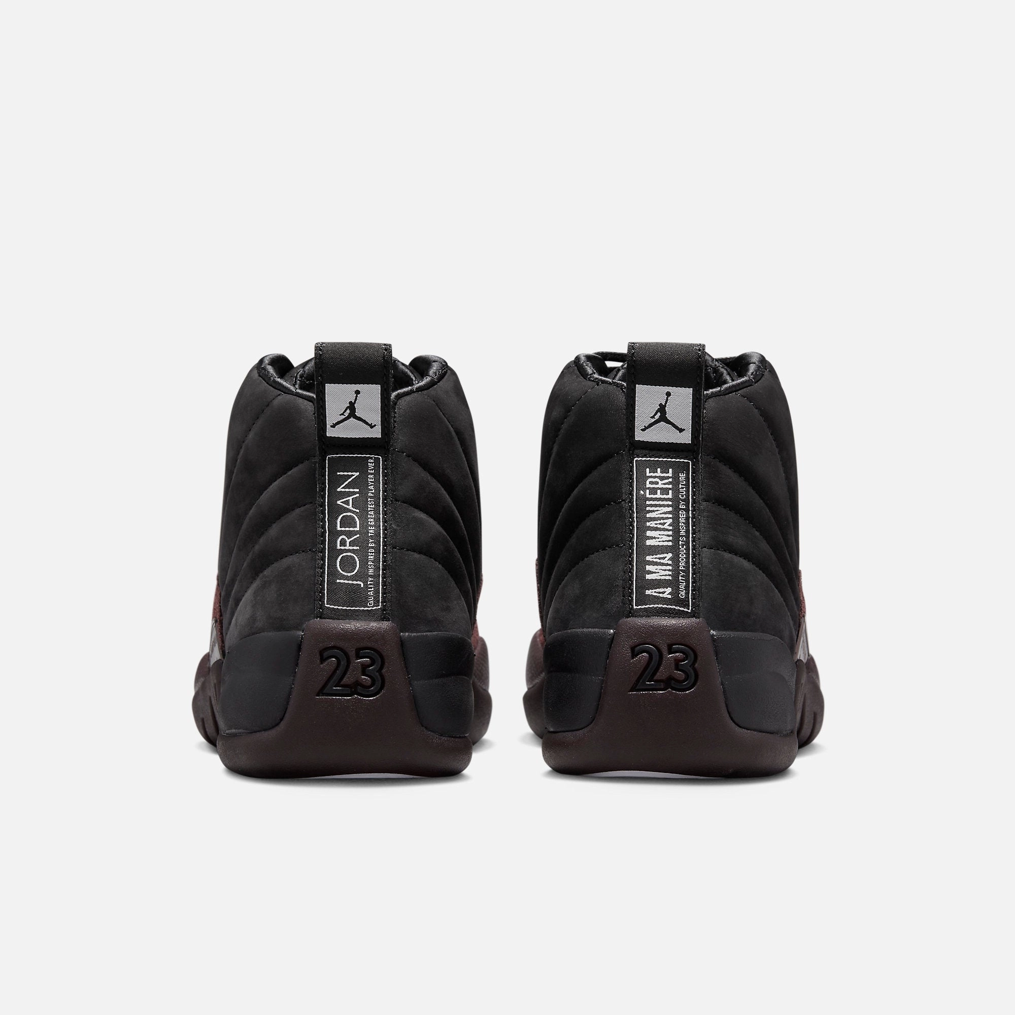 (Women's) Air Jordan 12 Retro SP x A Ma Manire 'Black' (2023) DV6989-001 Air Jordan 12 Game-Ready Sneakers