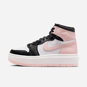 (Women's) Air Jordan 1 Elevate High 'Black / Atmosphere' (2023) DN3253-061 Authentic Air Jordan 1 in premium leather