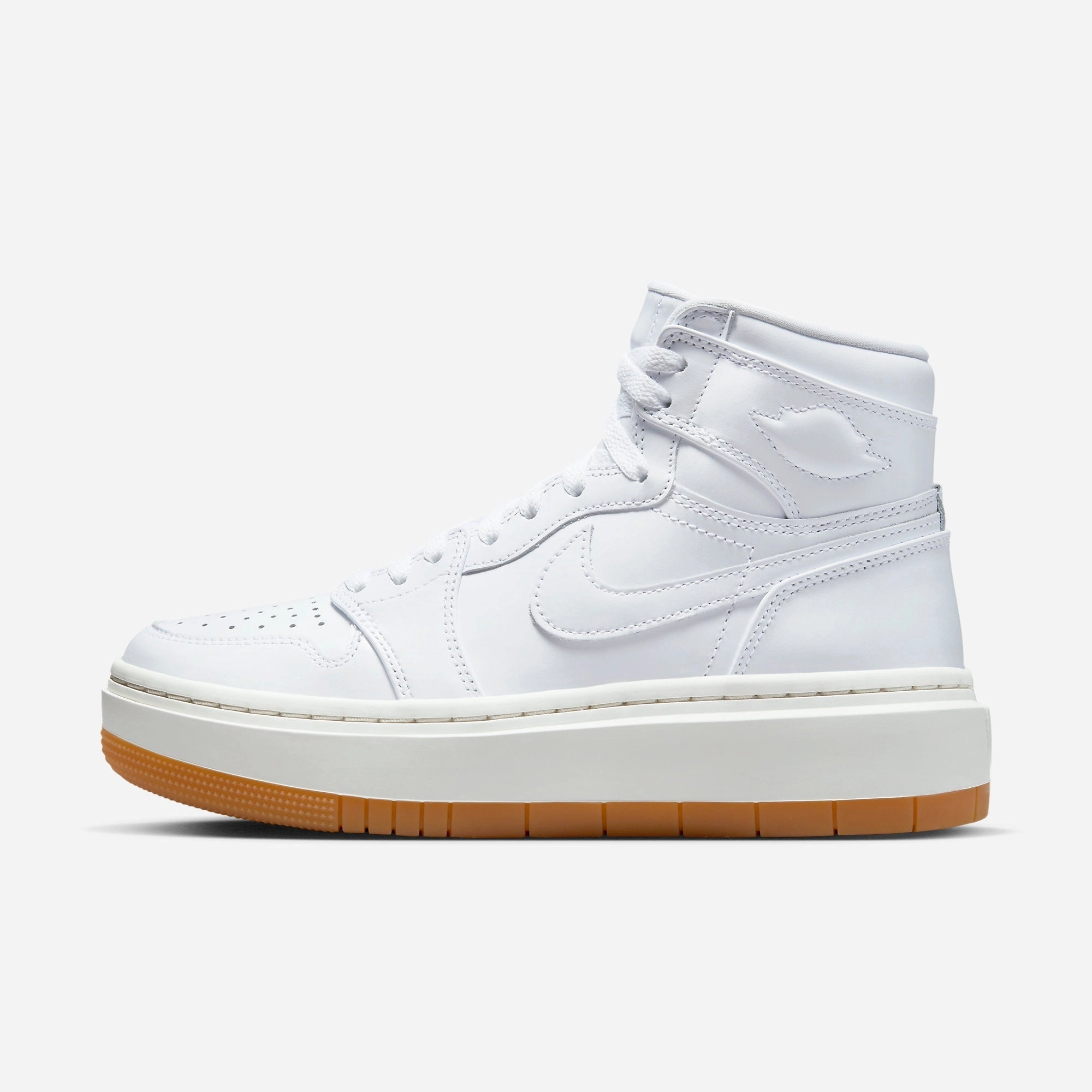 (Women's) Air Jordan 1 Elevate High SE 'White Gum' (2023) FB9894-100 Authentic Air Jordan 1 in premium leather