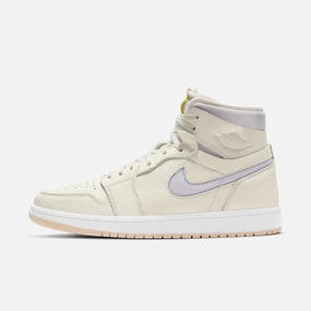 (Women's) Air Jordan 1 High Zoom Air CMFT 'Pearl White' (2021) CT0979-107 Stylish Air Jordan 1 in classic design