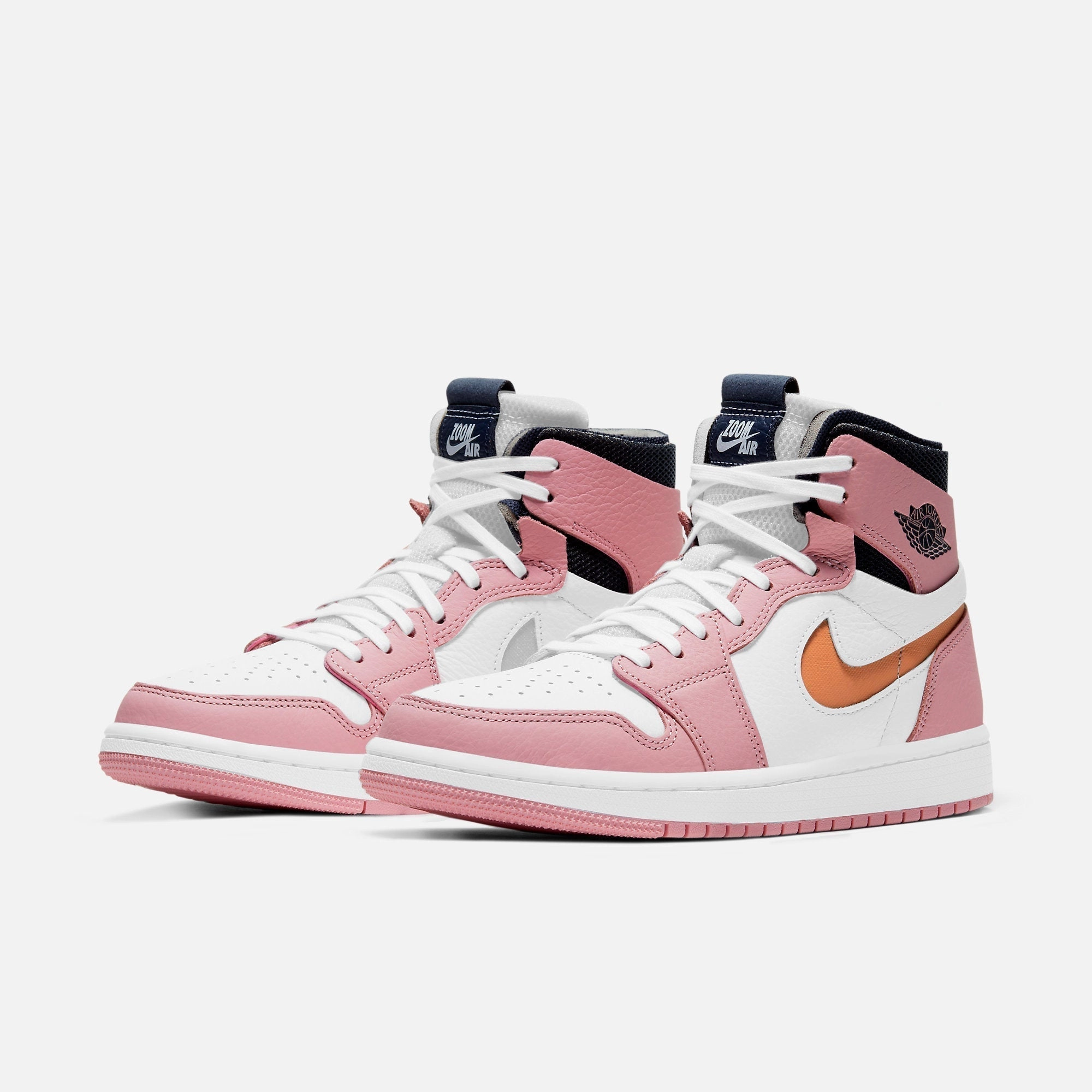 (Women's) Air Jordan 1 High Zoom Air CMFT 'Pink Glaze' (2021) CT0979-601 Air Jordan 1 Signature Look Sneakers
