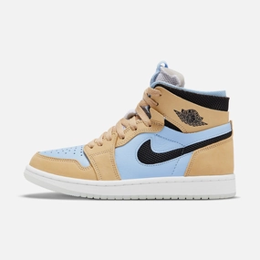 (Women's) Air Jordan 1 High Zoom Air CMFT 'Psychic Blue' (2021) CT0979-400 Stylish Air Jordan 1 in classic design