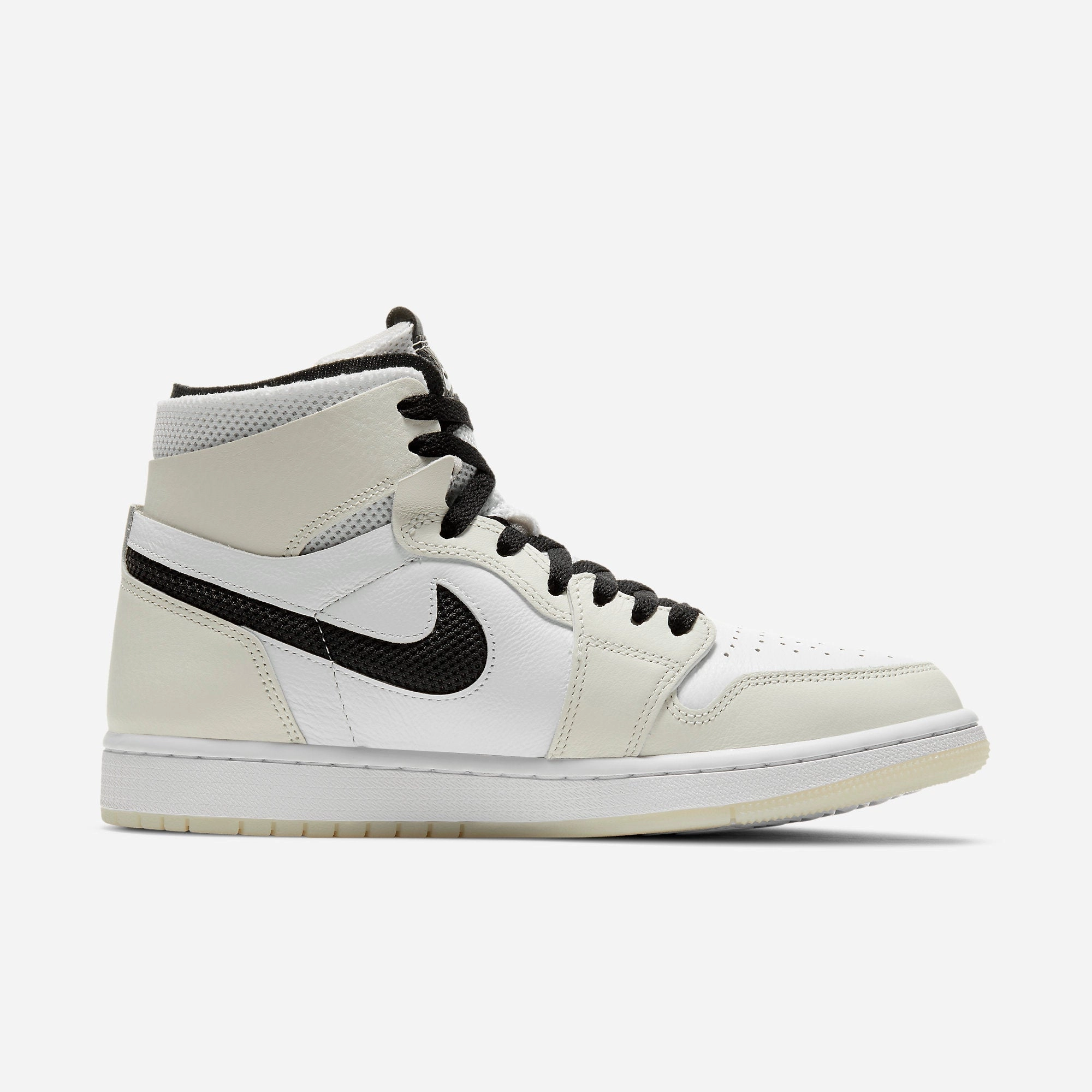 (Women's) Air Jordan 1 High Zoom Air CMFT 'Sail' (2021) CT0979-002 Air Jordan 1 Signature Look Sneakers