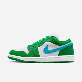 (Women's) Air Jordan 1 Low 'Lucky Green' (2023) DC0774-304 Authentic Air Jordan 1 in premium leather