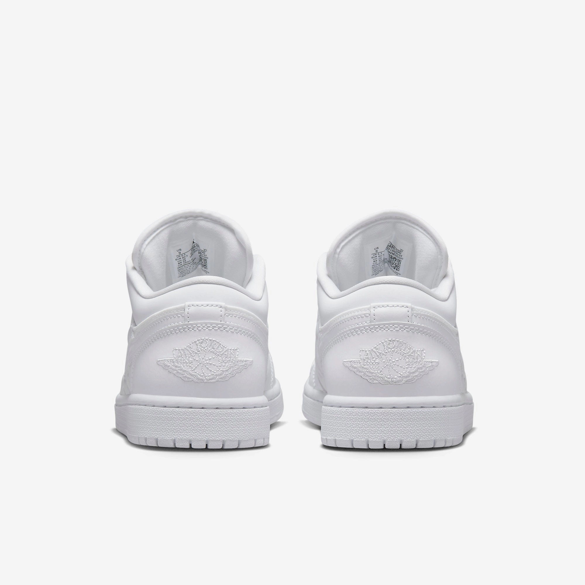 (Women's) Air Jordan 1 Low 'Triple White Quilted' (2020) DB6480-100 Air Jordan 1 Original Colorway Shoes