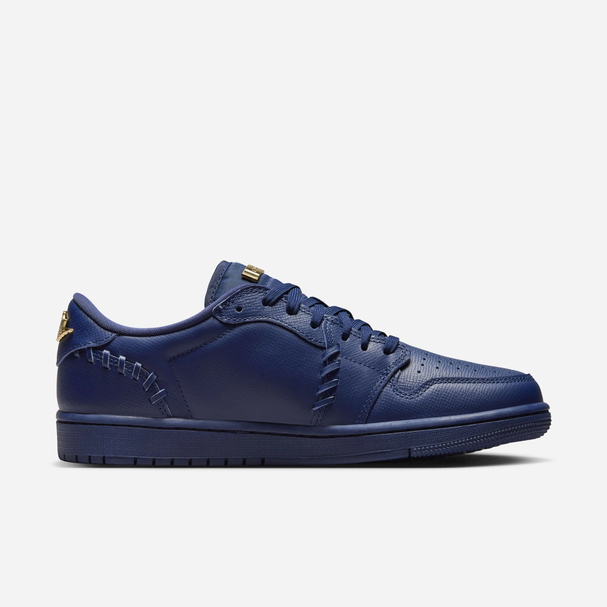 (Women's) Air Jordan 1 Low Method of Make 'Midnight Navy / Metallic Gold' (2024) FN5032-400 Air Jordan 1 Original Colorway Shoes