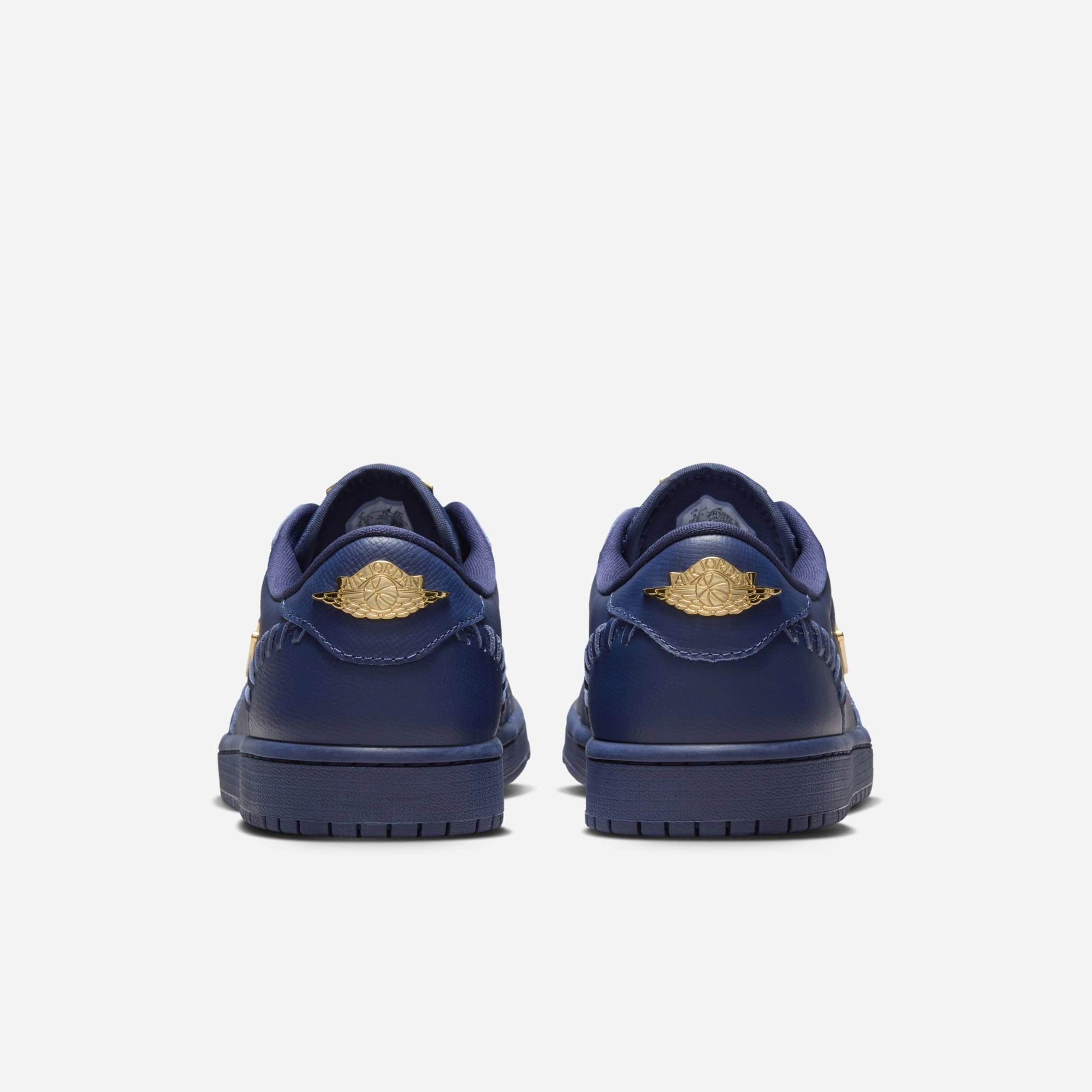 (Women's) Air Jordan 1 Low Method of Make 'Midnight Navy / Metallic Gold' (2024) FN5032-400 Air Jordan 1 Original Colorway Shoes