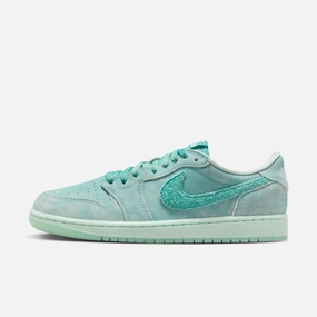 (Women's) Air Jordan 1 Low OG 'Washed Teal' (2025) HQ8111-300 Authentic Air Jordan 1 in premium leather
