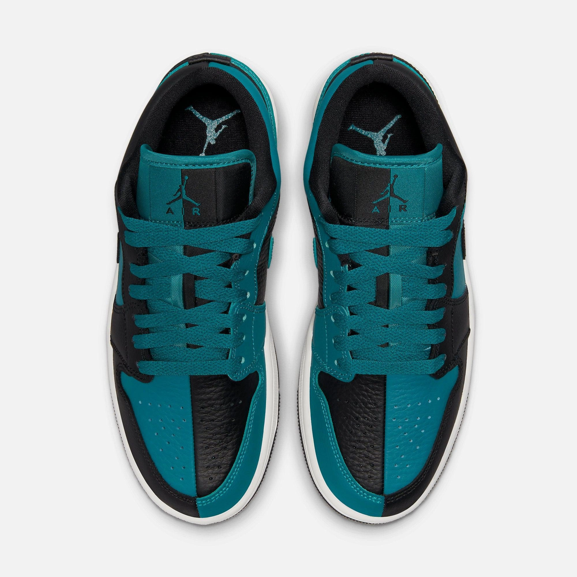 (Women's) Air Jordan 1 Low SE 'Homage Split Bright Spruce' (2022) DR0502-300 Air Jordan 1 Original Colorway Shoes