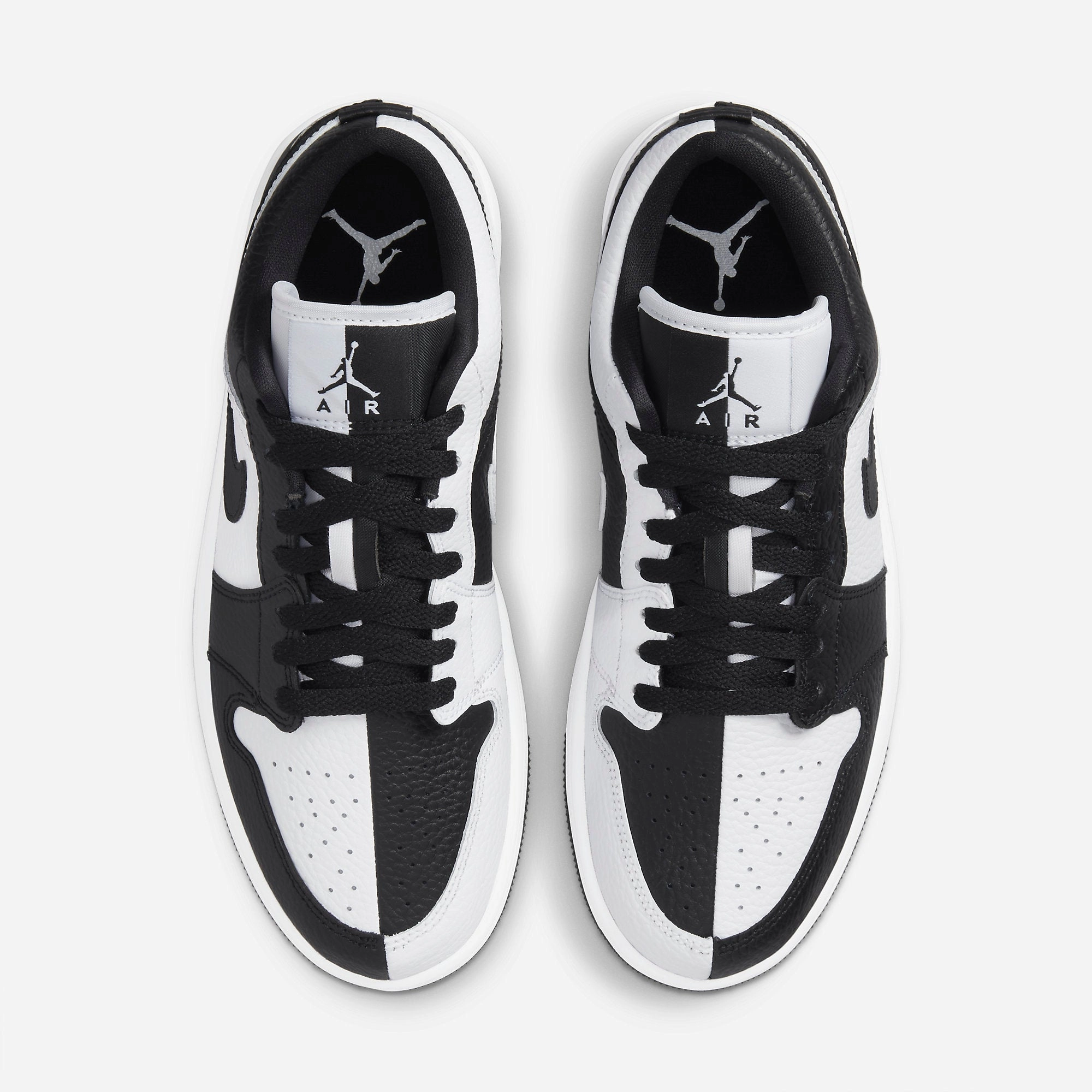 (Women's) Air Jordan 1 Low SE 'Homage Split White / Black' (2022) DR0502-101 Air Jordan 1 Original Colorway Shoes