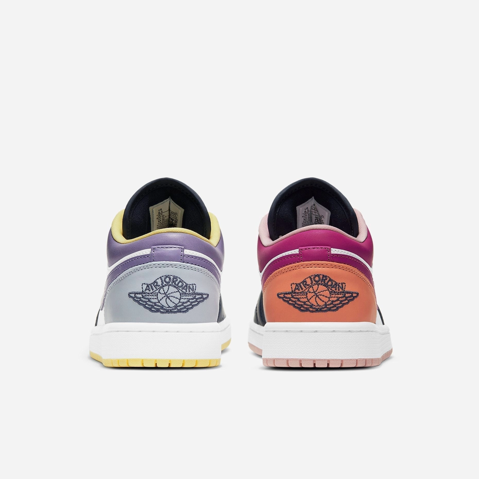 (Women's) Air Jordan 1 Low SE 'Mismatched Magenta' (2021) DJ4342-400 Air Jordan 1 Signature Look Sneakers