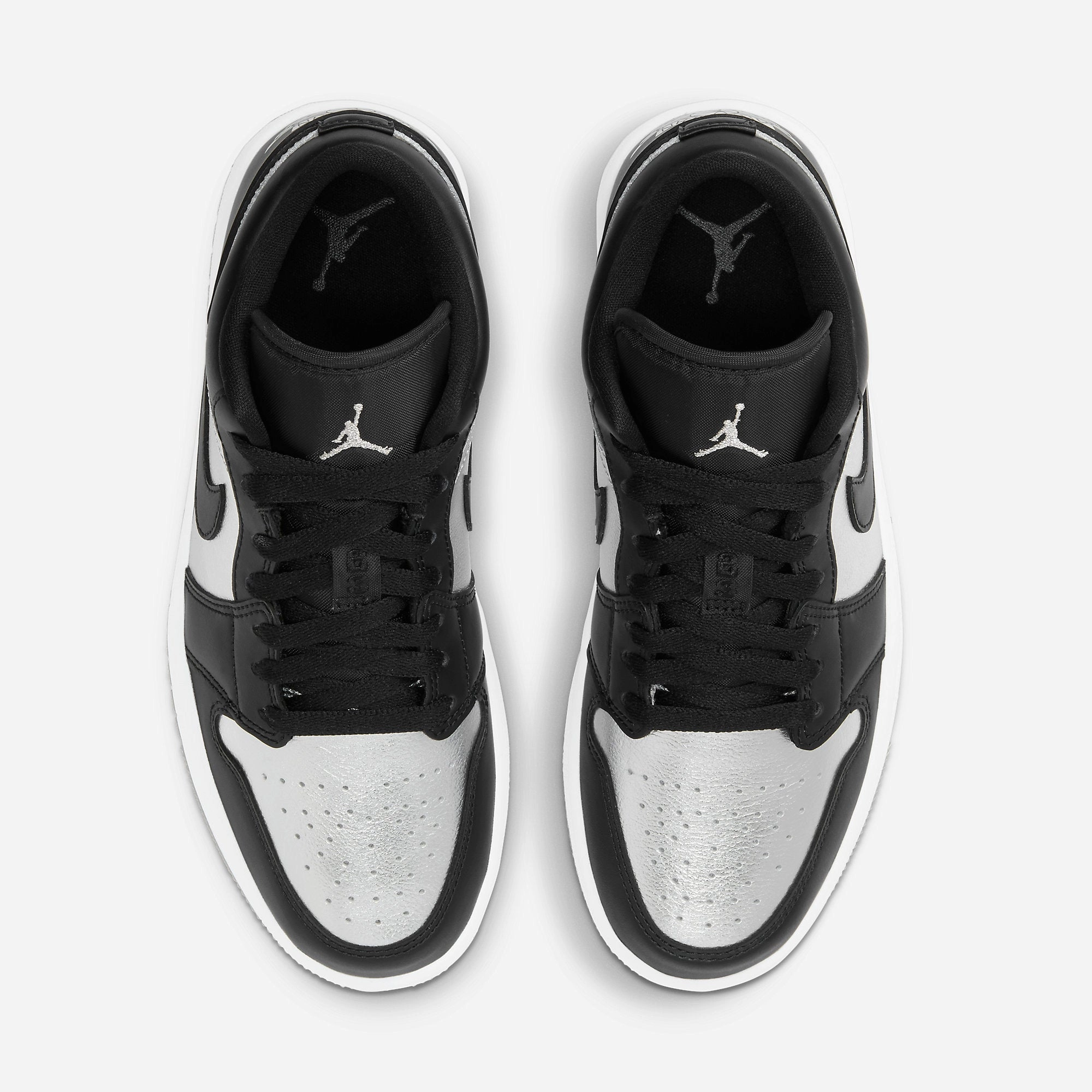(Women's) Air Jordan 1 Low SE 'Silver Toe' (2021) DA5551-001 Air Jordan 1 Signature Look Sneakers